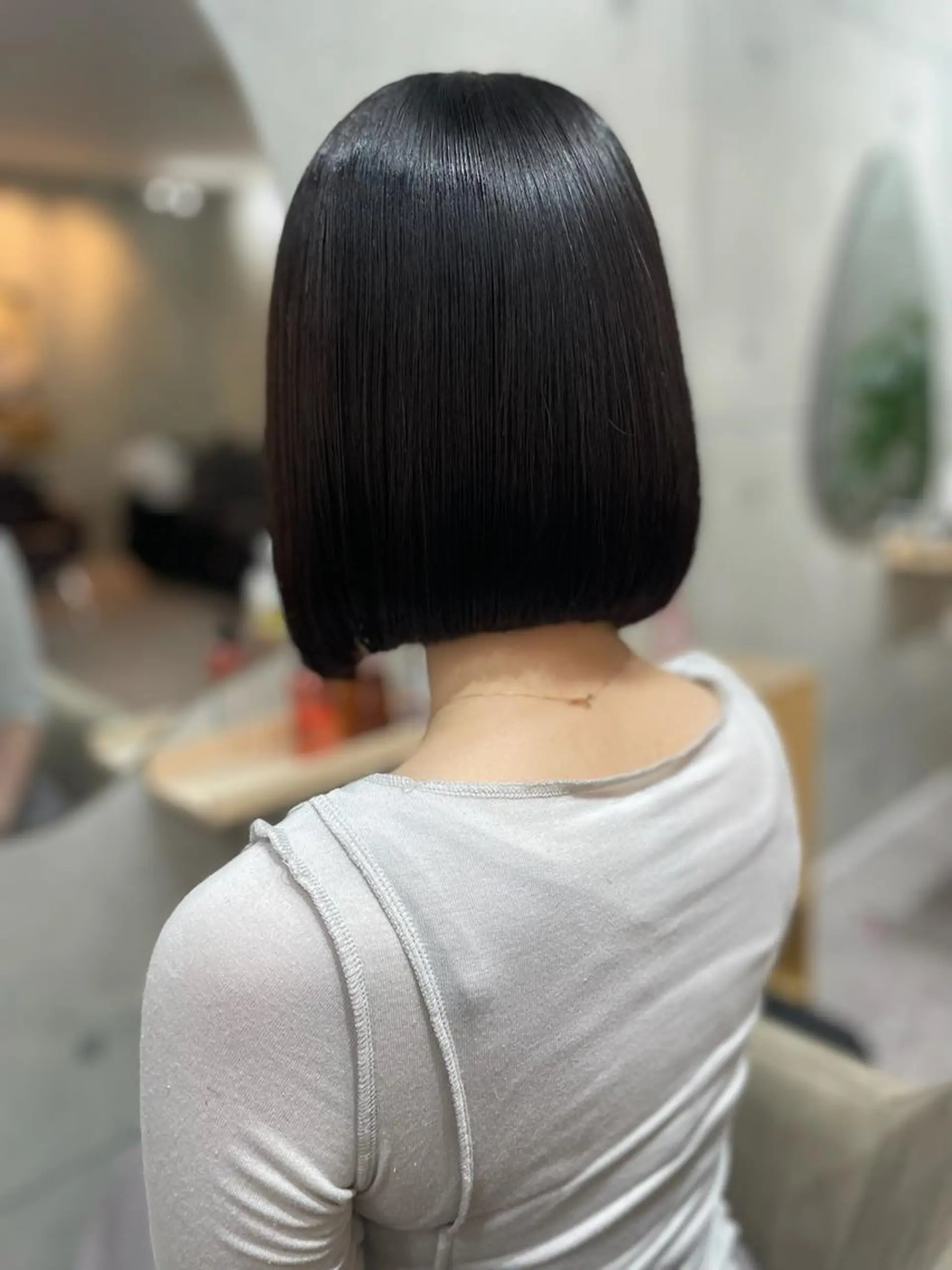 ミディアム ボブ カット トリートメント 🤍NAOMI _Naniのヘアスタイル