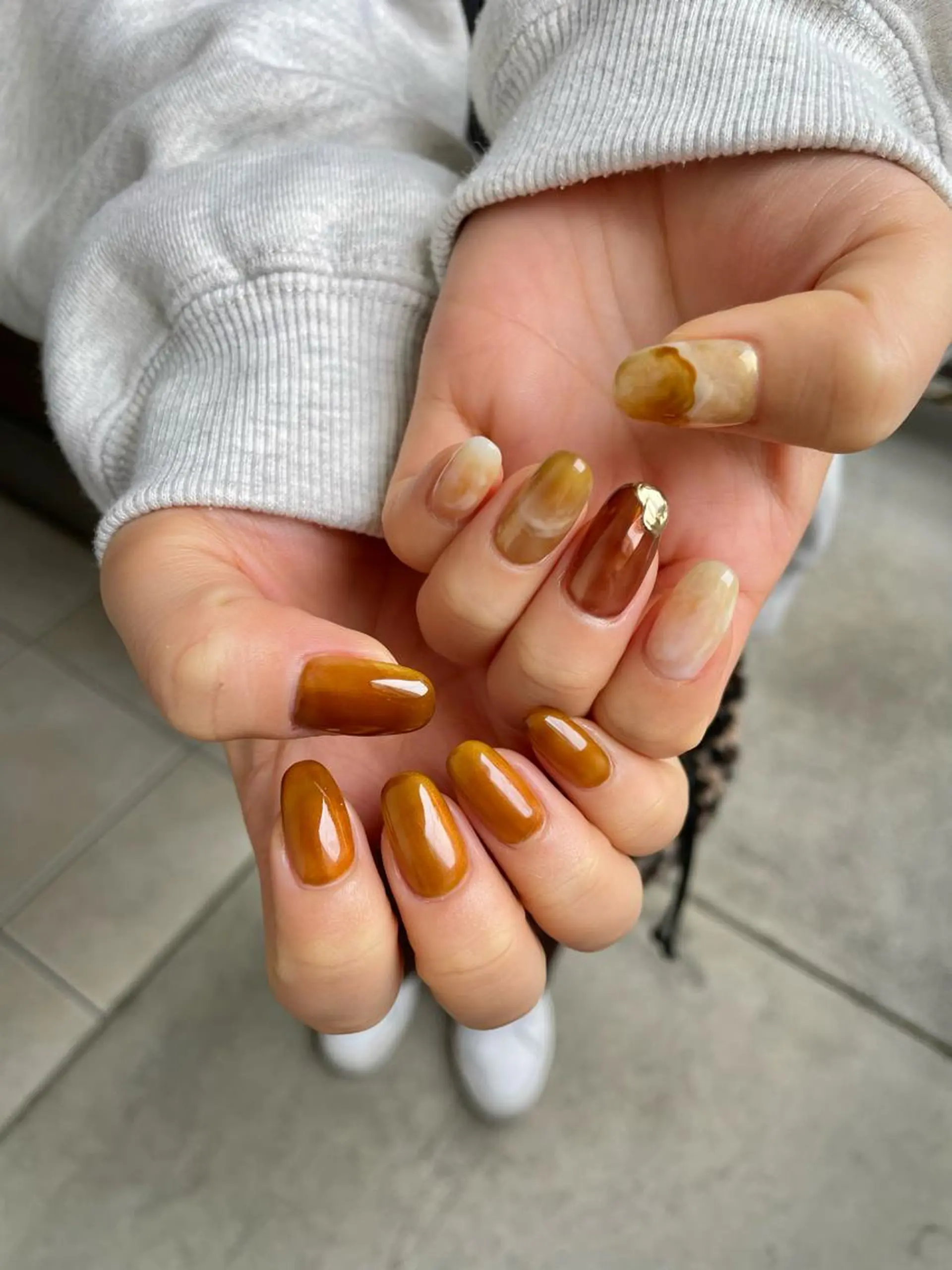 ネイル ハンドネイル Radia bykaonailsのネイルデザイン