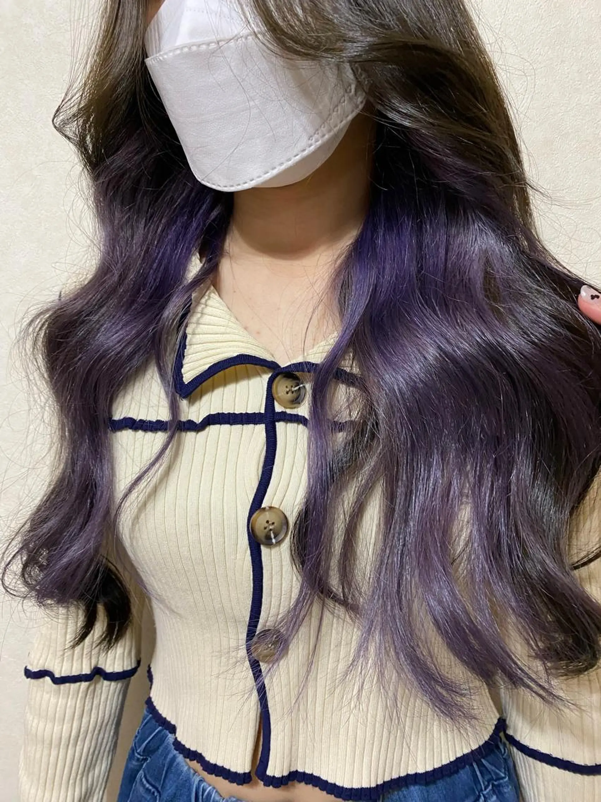 ロング カラー ヘアアレンジ ブリーチ 🌙レイヤー,韓国 ヘア🌙harukaのヘアスタイル