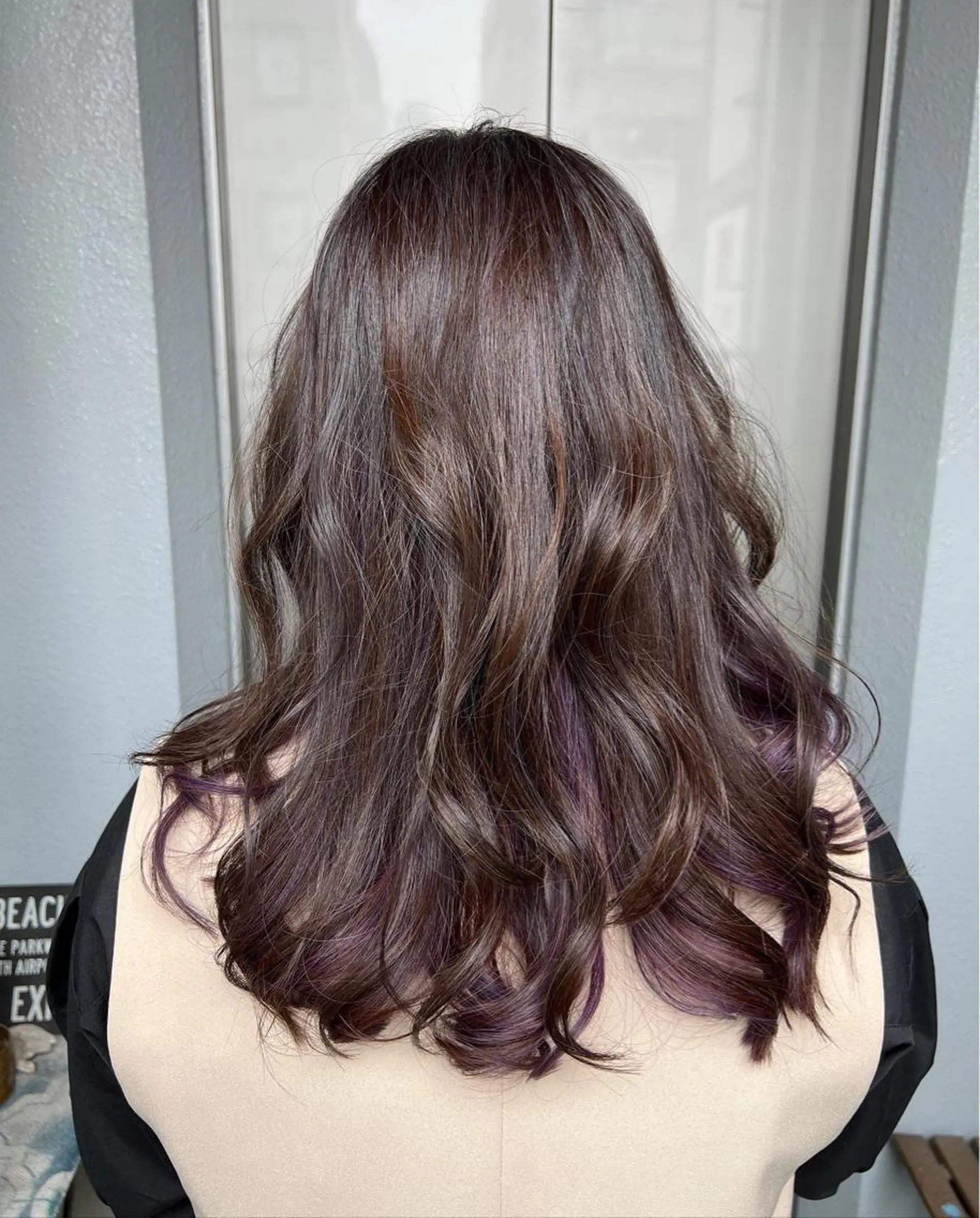 ロング カラー ヘアアレンジ キッズ バレイヤージュ ブリーチ ケアブリーチ 透明感カラー デザインカラー カット ヘアカラー トリートメント 五反田　美容院☆張 明星☆韓国ヘアのヘアスタイル