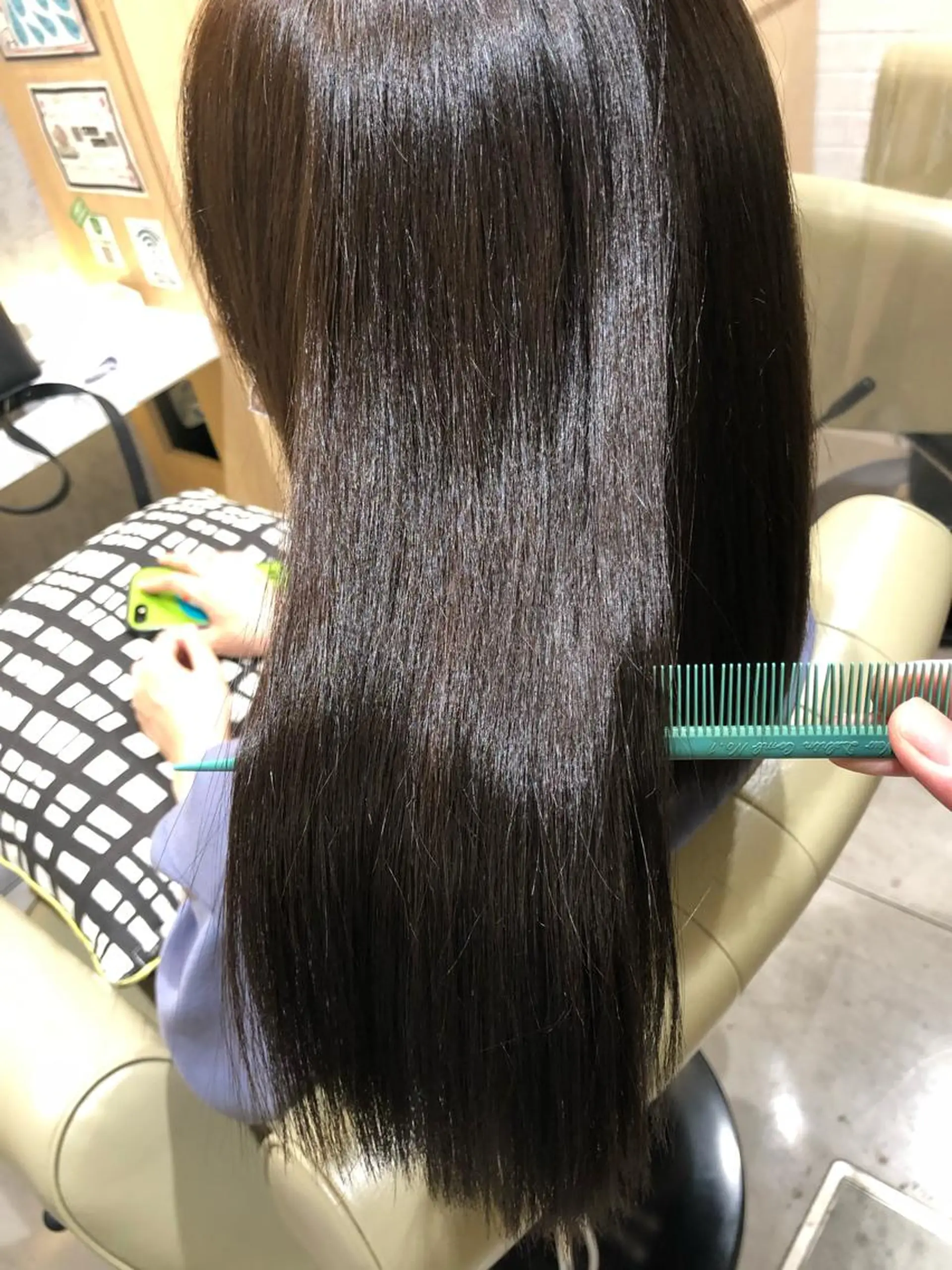 セミロング ヘアカラー 縮毛矯正 トリートメント orme所属・【髪質改善特化･ 福田航洋】のヘアスタイル