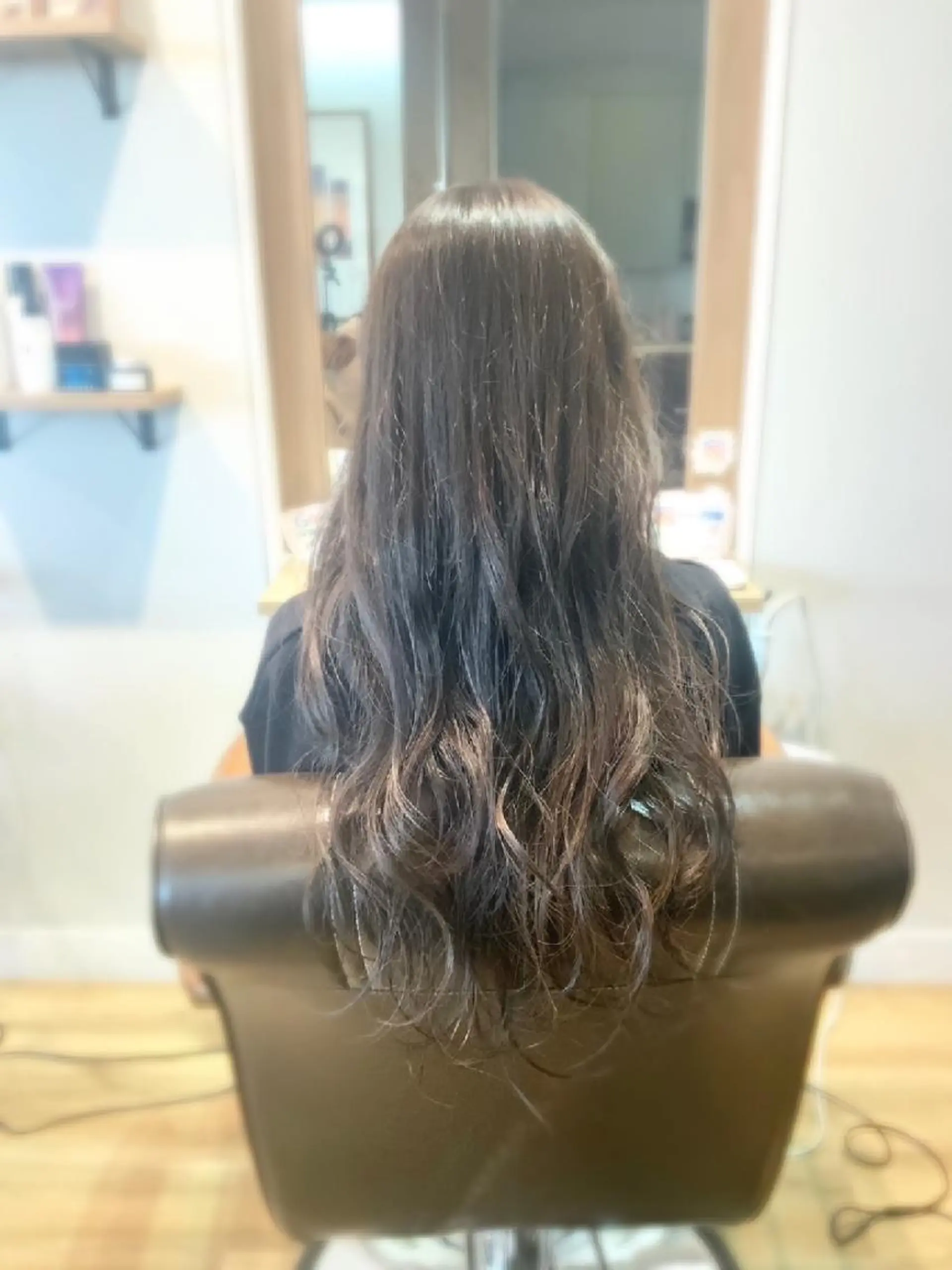 ロング カラー グレージュ カット ヘアカラー トリートメント 堀 望美のヘアスタイル