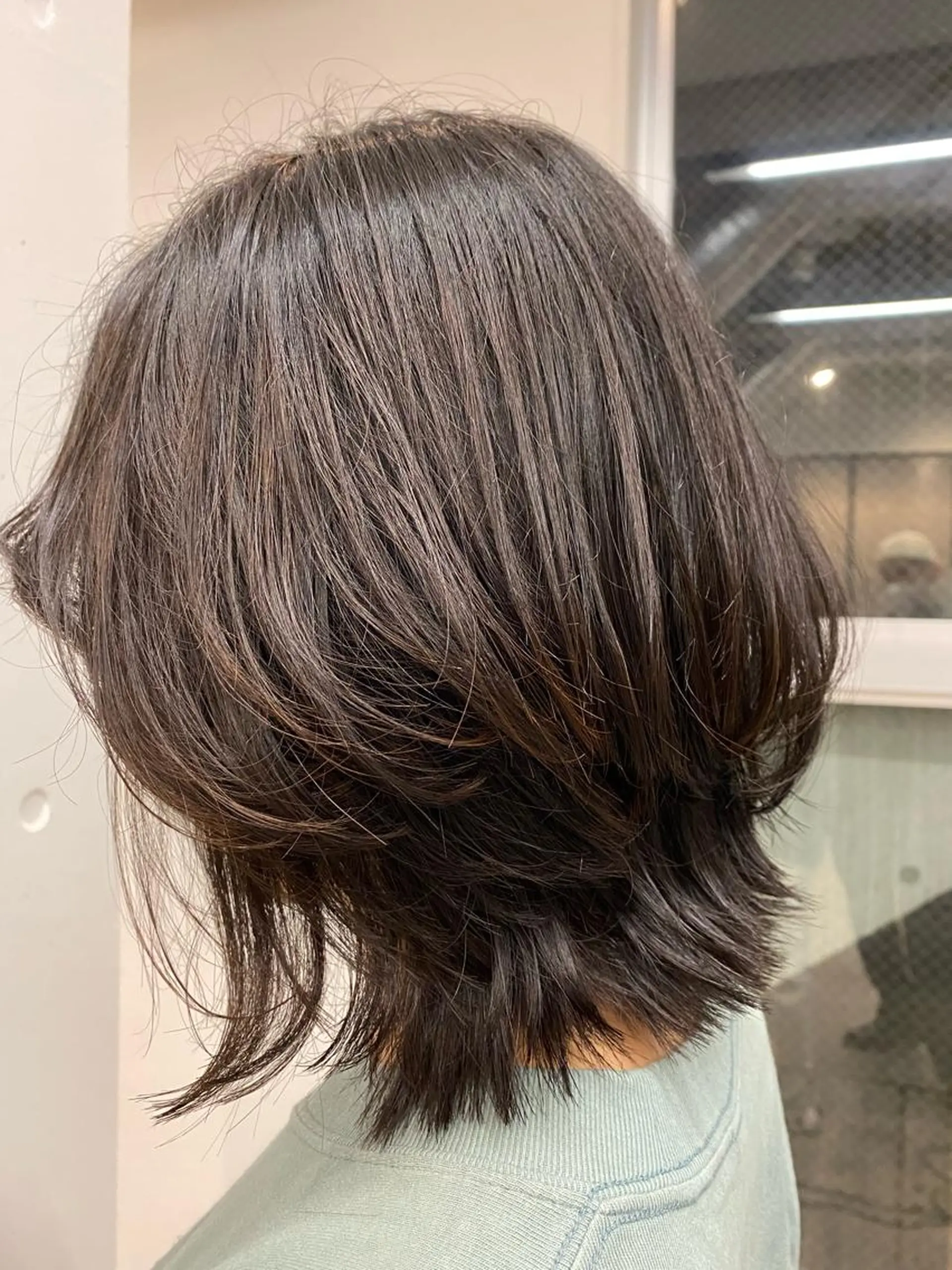 ミディアム 髪質改善/縮毛矯正/ 透明感カラーYUMAのヘアスタイル