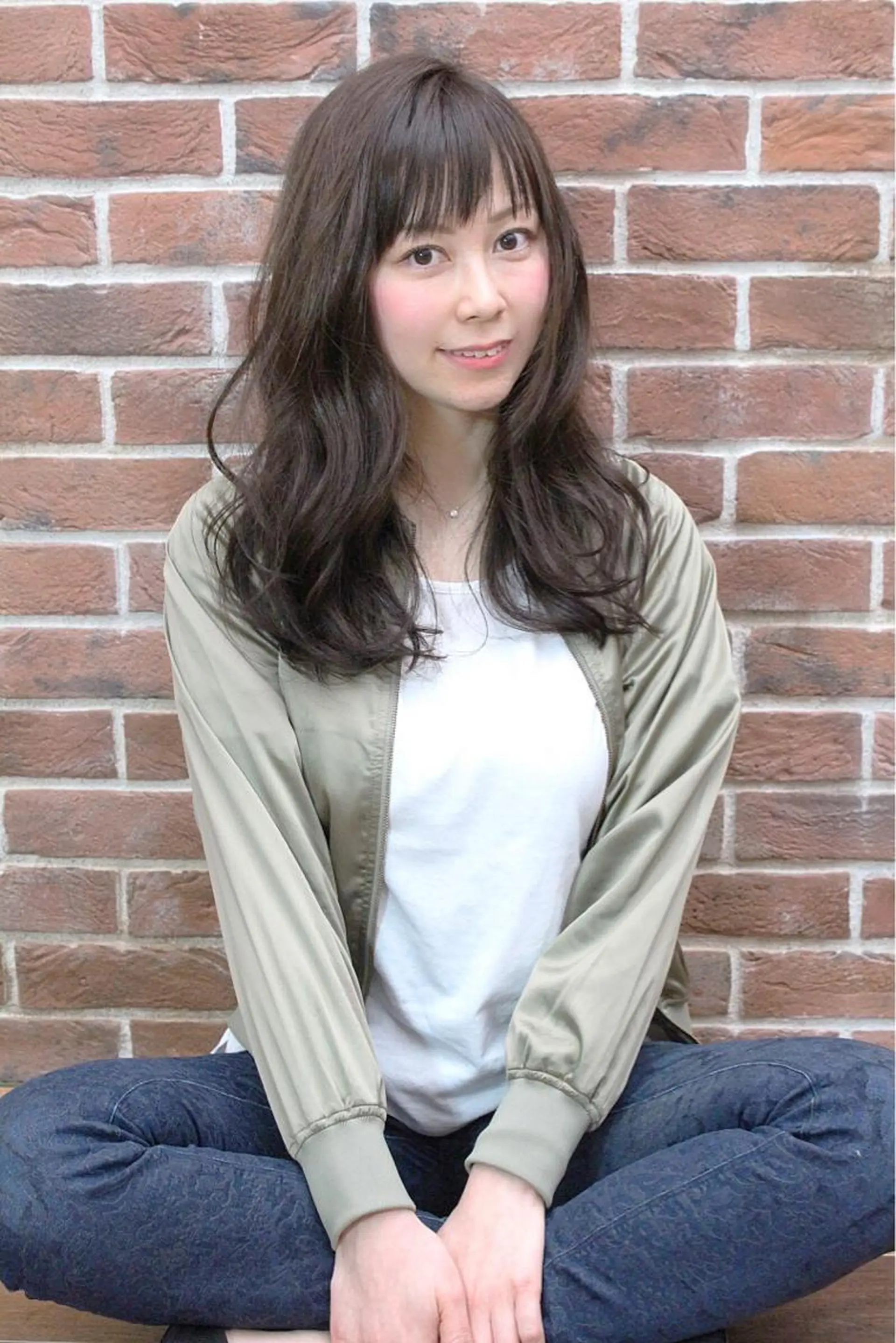 ミディアム カラー パーマ 🤲ヘッドスパ🤲 たにぐち✂️あつしのヘアスタイル
