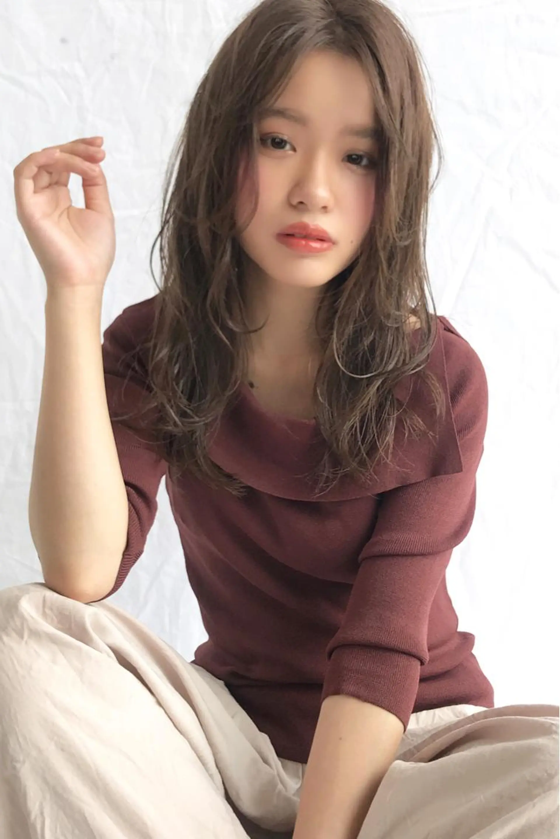 セミロング nolla(ノーラ)所属・YOKOI SHINJIのヘアスタイル