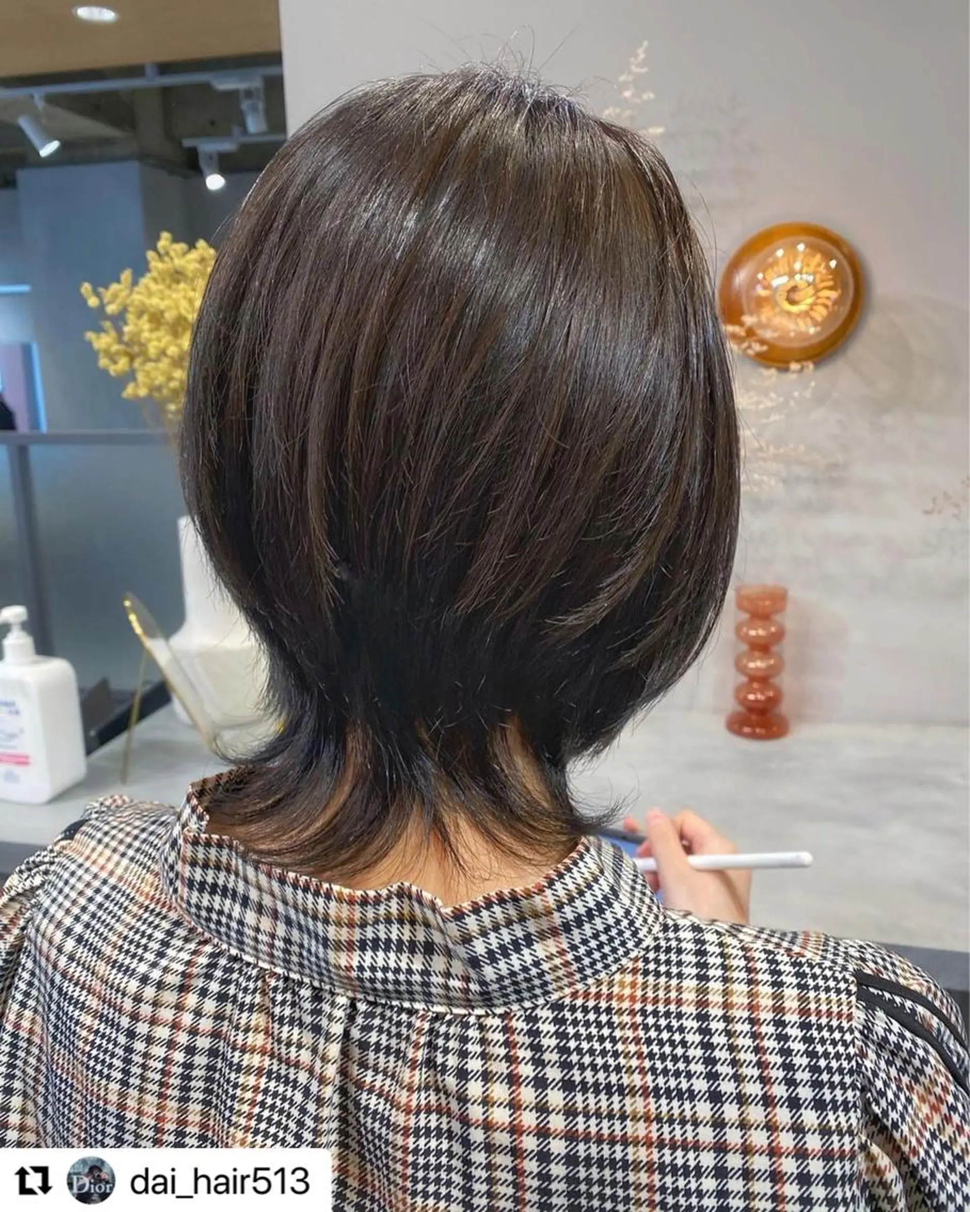 ショート ボブ ウルフカット ウルフボブ カット トリートメント ✂︎神カット&カラー EIGHT 黒田ダイのヘアスタイル