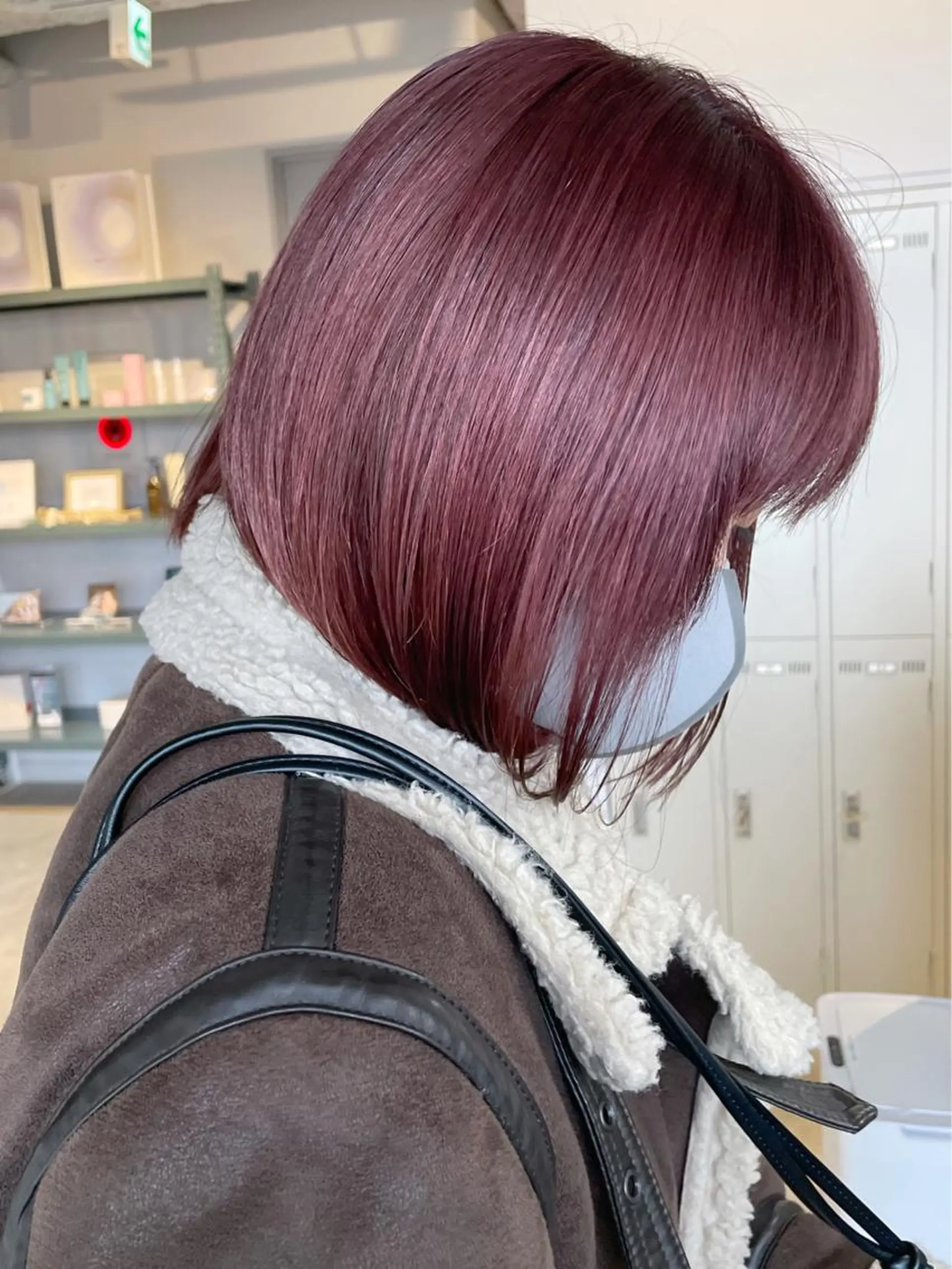 ショート カラー カット ヘアカラー トリートメント レイヤー/髪質改善カ ラ-🤍津田奈々美‎のヘアスタイル