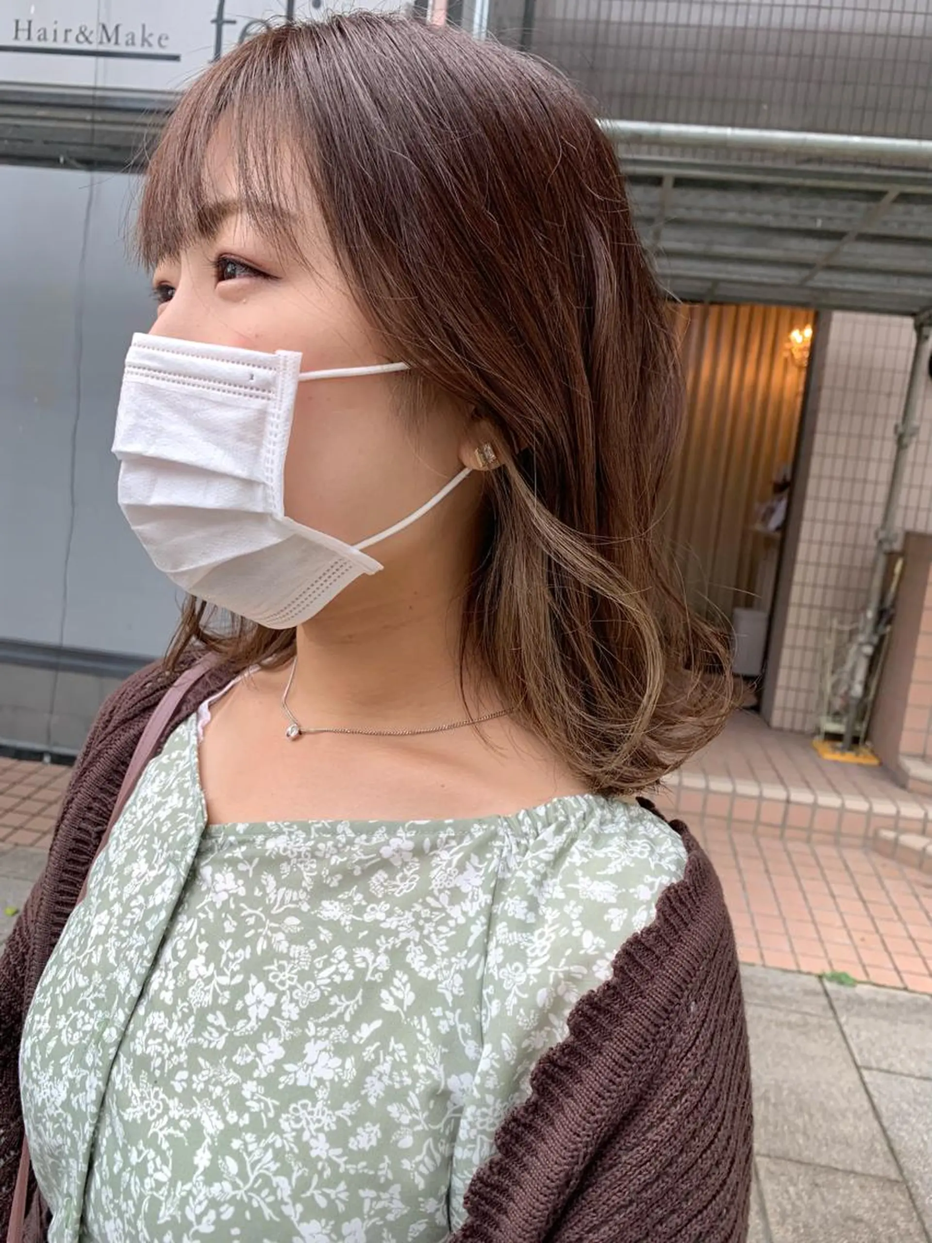 ミディアム カラー ベージュカラー Lunapiena所属・Lunapiena 🫧ナナのヘアスタイル