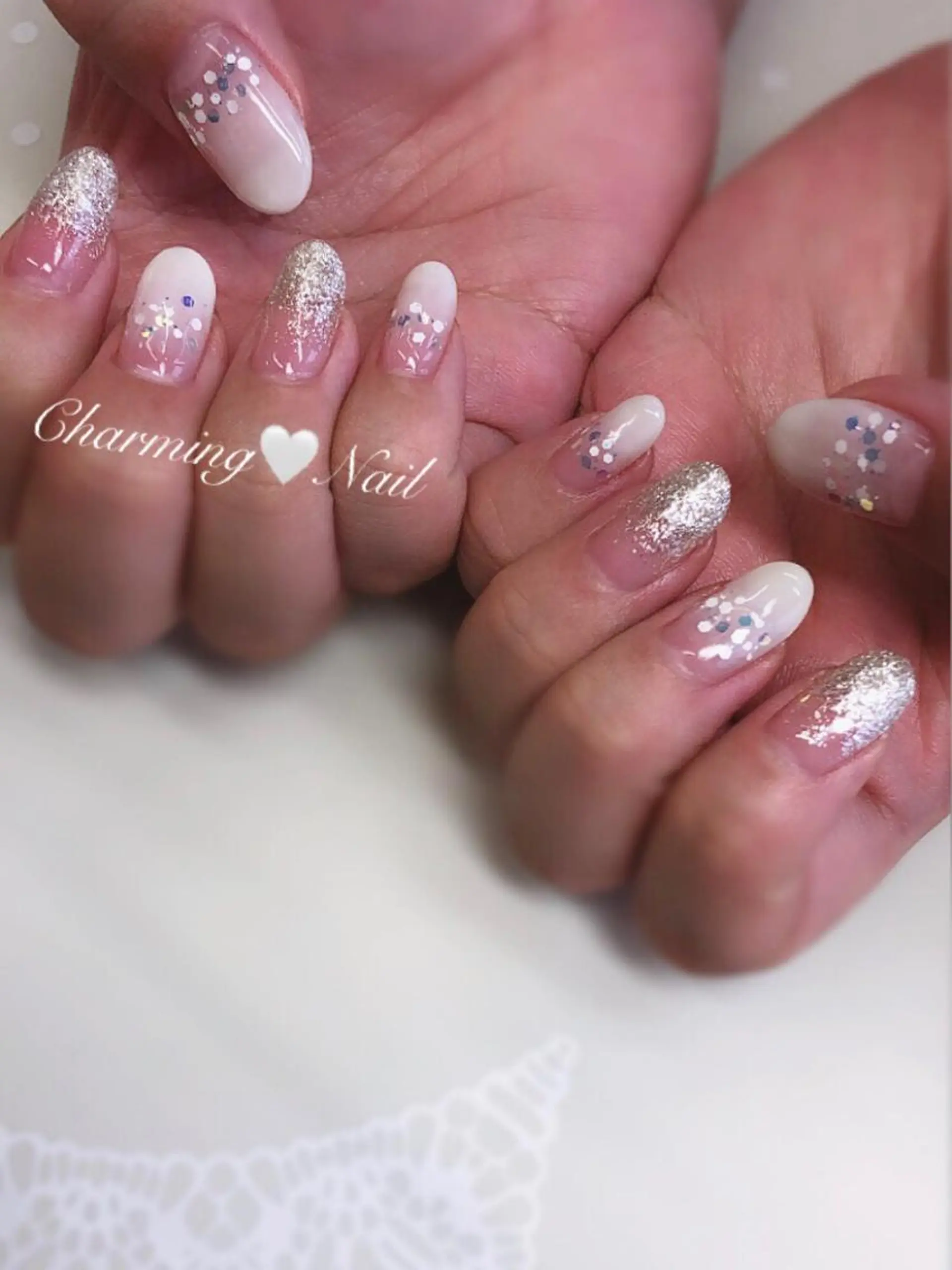 ネイル ラメ(グリッター) ラメグラデーション Charming❤️Nail所属・Nailist Amiのその他イメージ