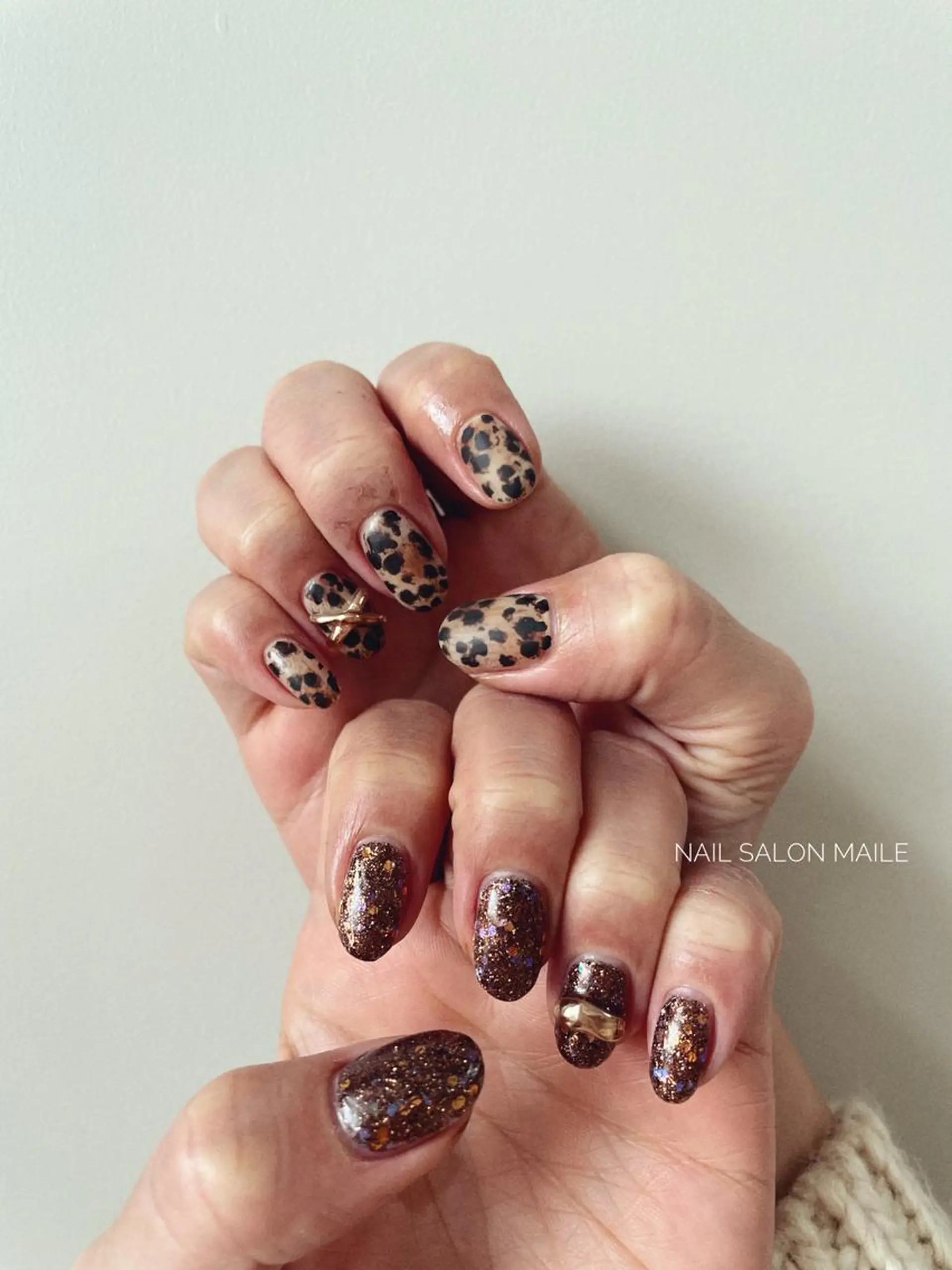 ネイル ジェルネイル ラメ(グリッター) ハンドネイル nailsalonmaile所属・nail salon maile☽のネイルデザイン