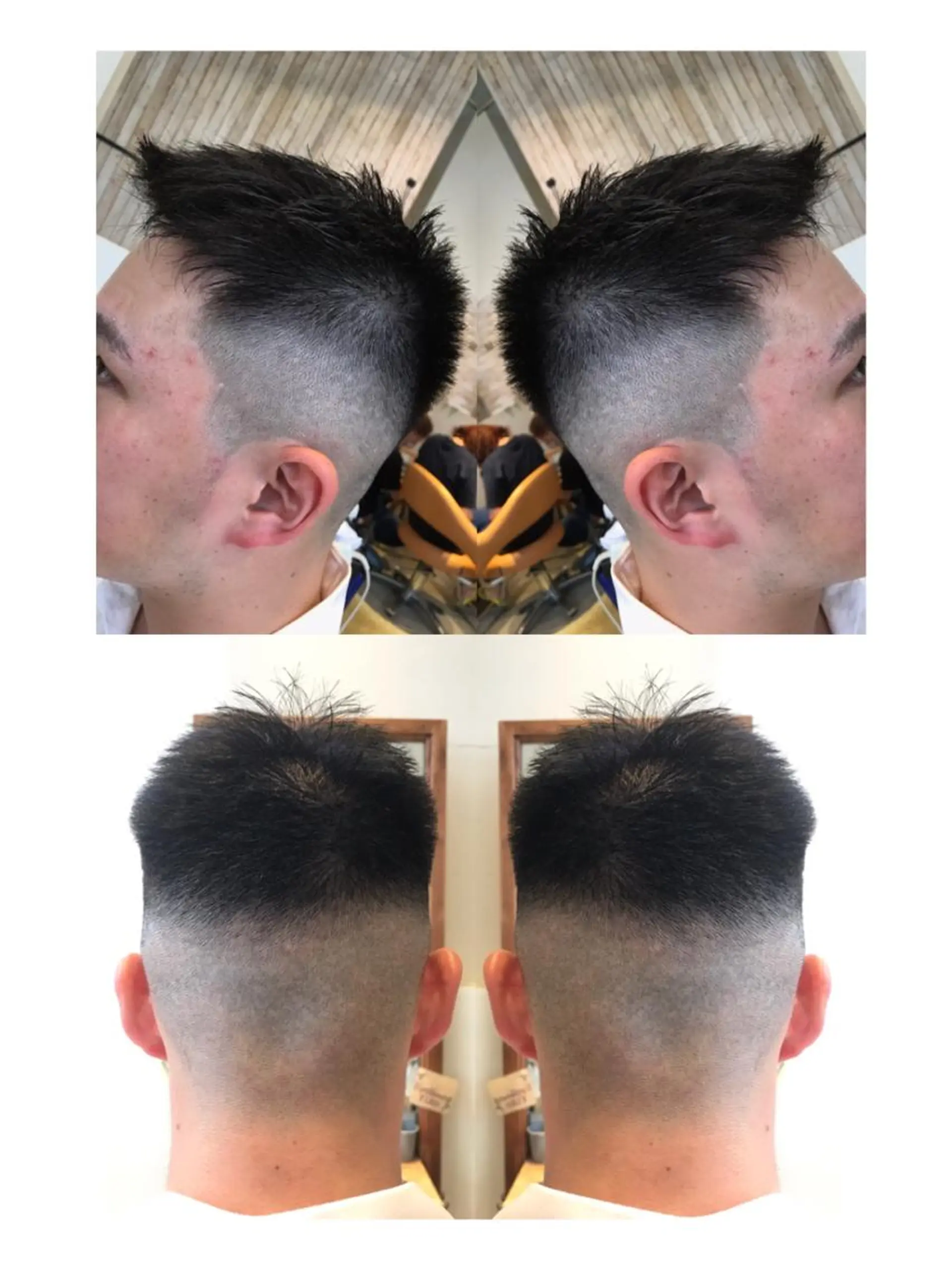 ショート メンズ フェードカット across hair design武蔵小杉店所属・/本物の髪質改善/ 古川新のヘアスタイル