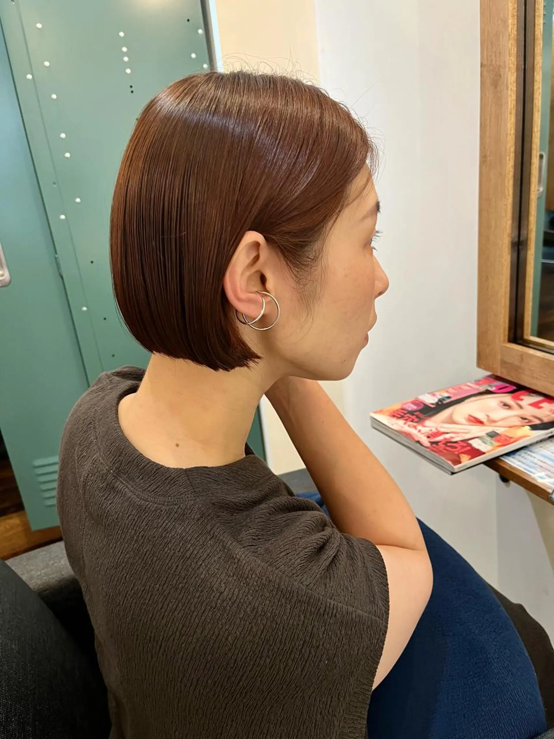ショート カラー ボブ カット ヘアカラー トリートメント 🍒【Lib】 AIRI　🍒のヘアスタイル