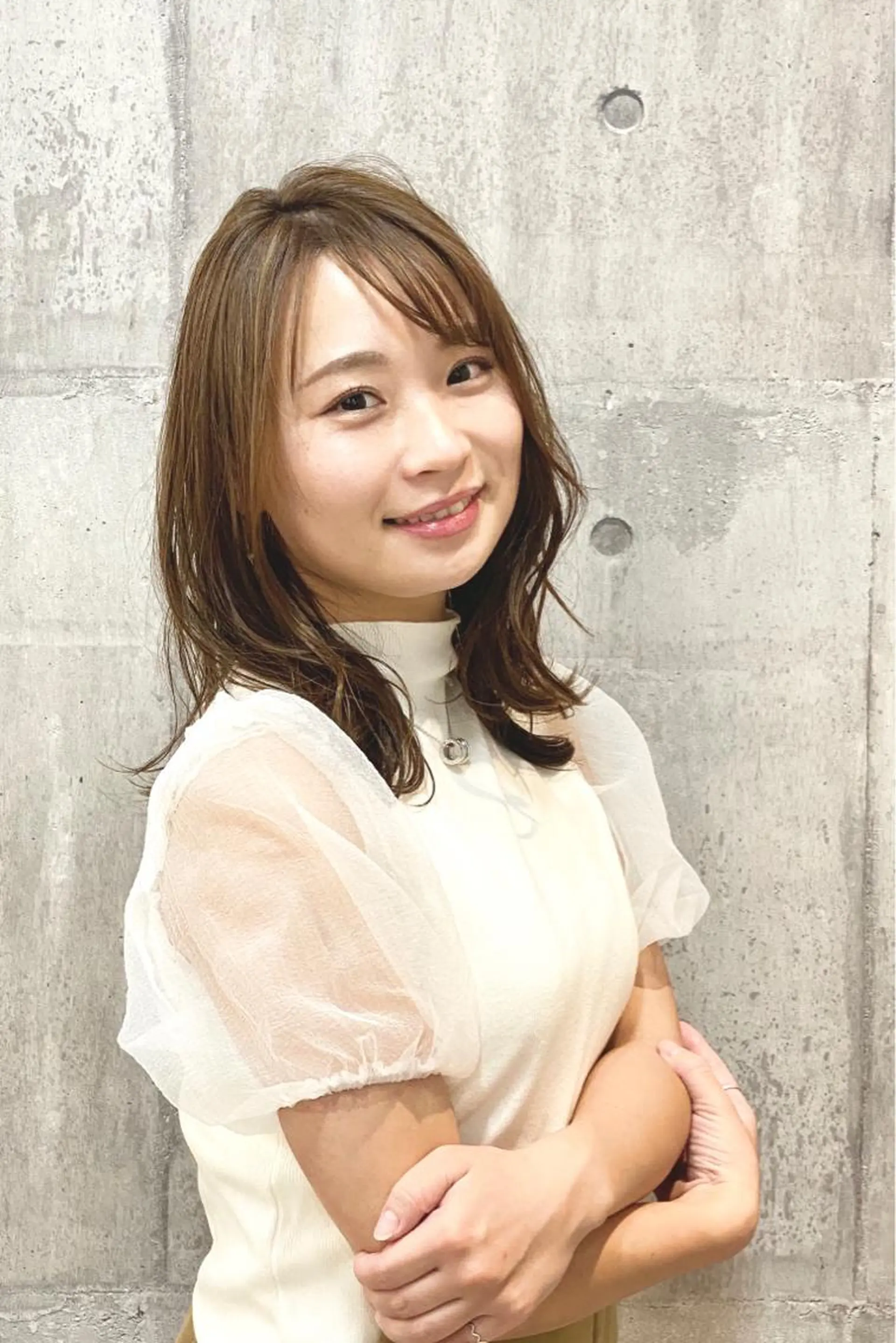 ミディアム 【扉gate】野崎 英幸のヘアスタイル