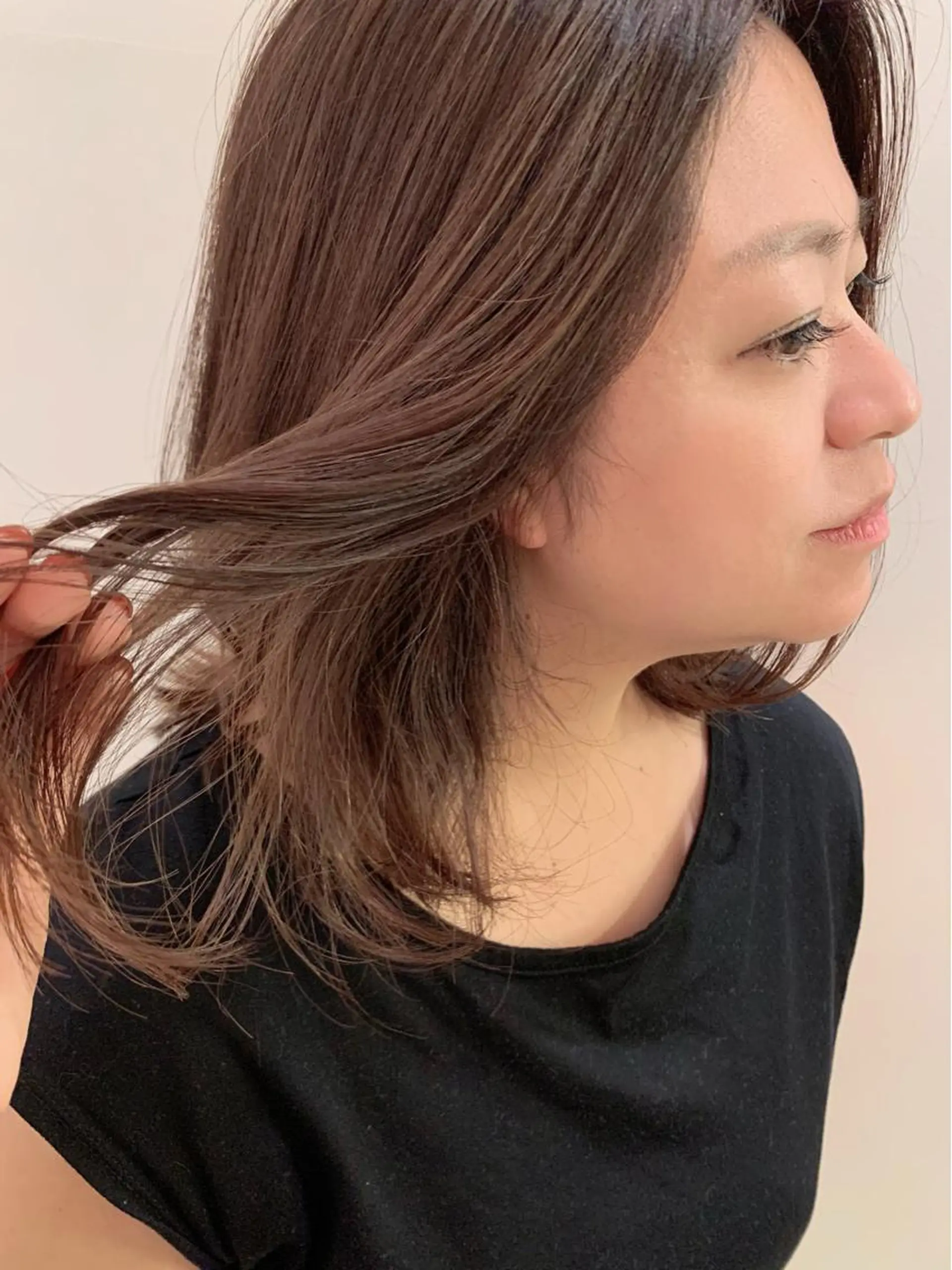 ミディアム カラー ヘアアレンジ ハイライトカラー ハイライト ヘアカラー la fith所属・rico_by ヘアとアイブロウのヘアスタイル