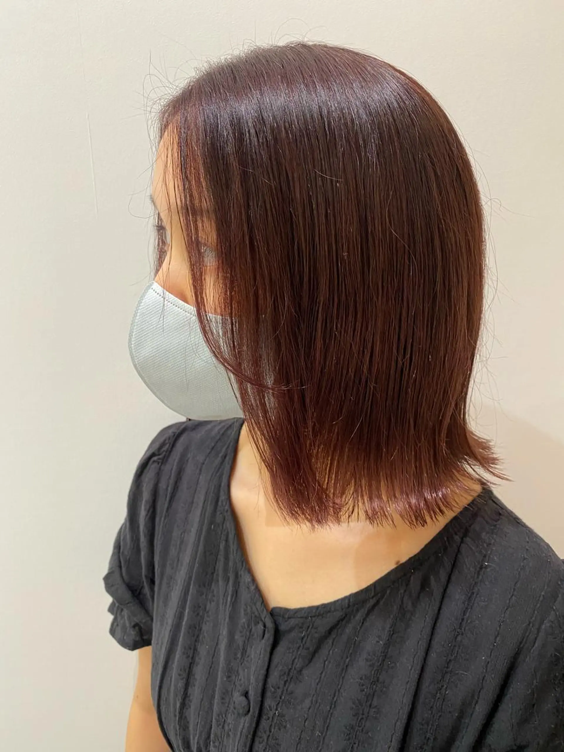 ミディアム カラー ブラウンカラー イルミナカラー ピンクカラー ピンクブラウン 髪質改善 カット ヘアカラー トリートメント CARICIA🌱 masaeのヘアスタイル