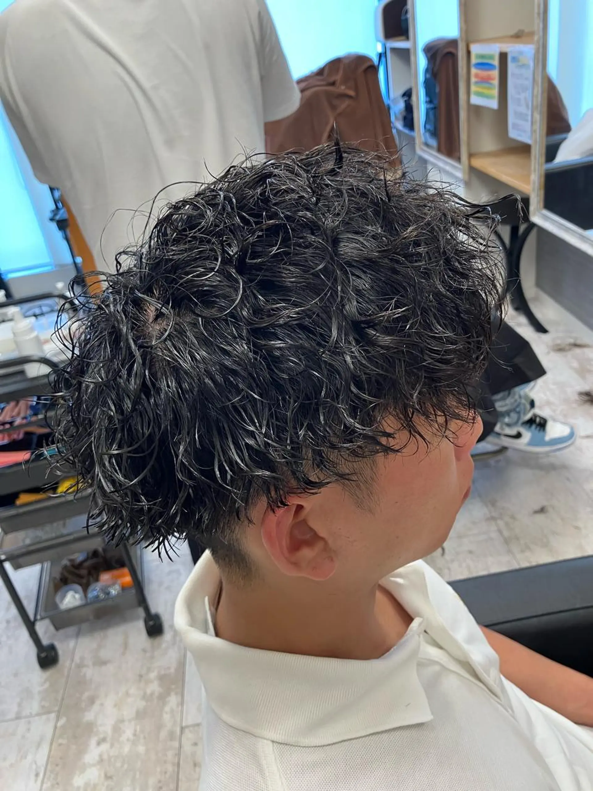 パーマ メンズ カット パーマ メンズ特化/パーマ/ フェードWATARUのヘアスタイル