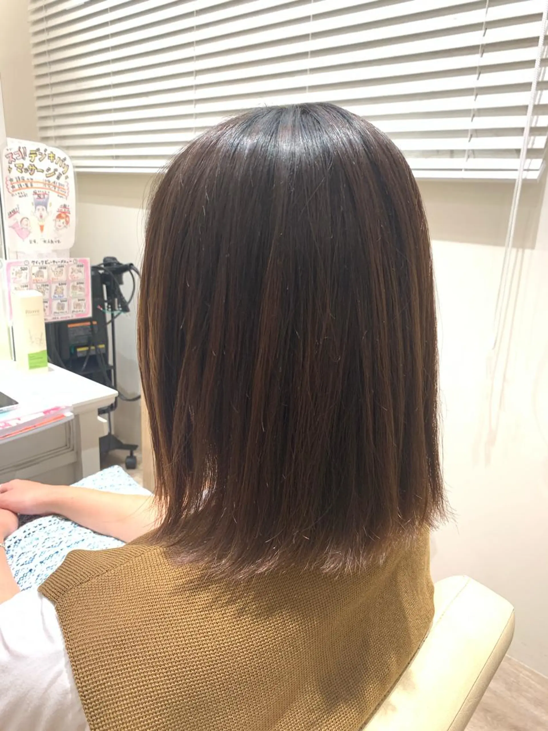 ミディアム 韓国風レイヤーカット 🇰🇷❕モカのヘアスタイル