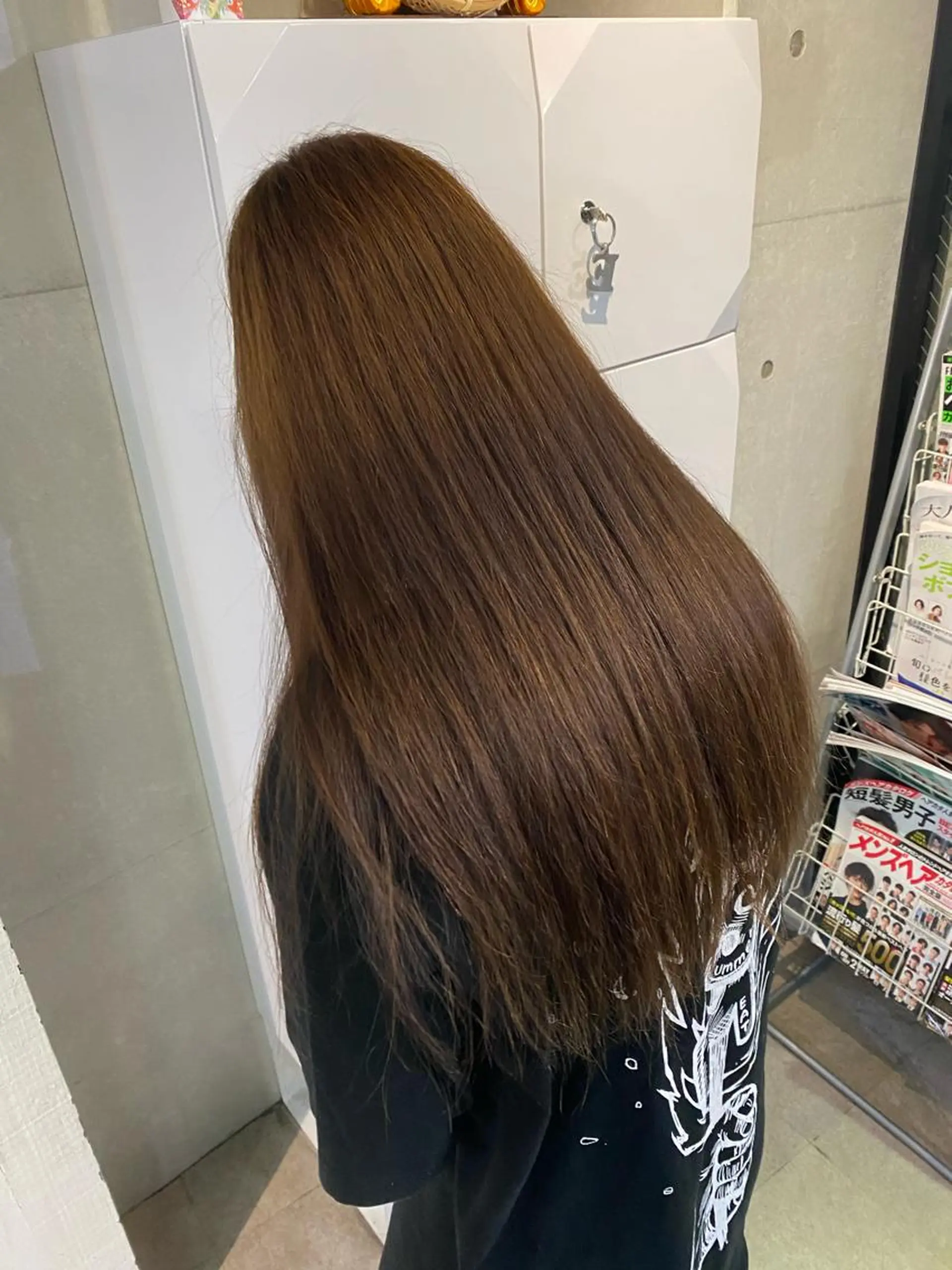 ロング カットモデル/ 吉本 彩夏のヘアスタイル