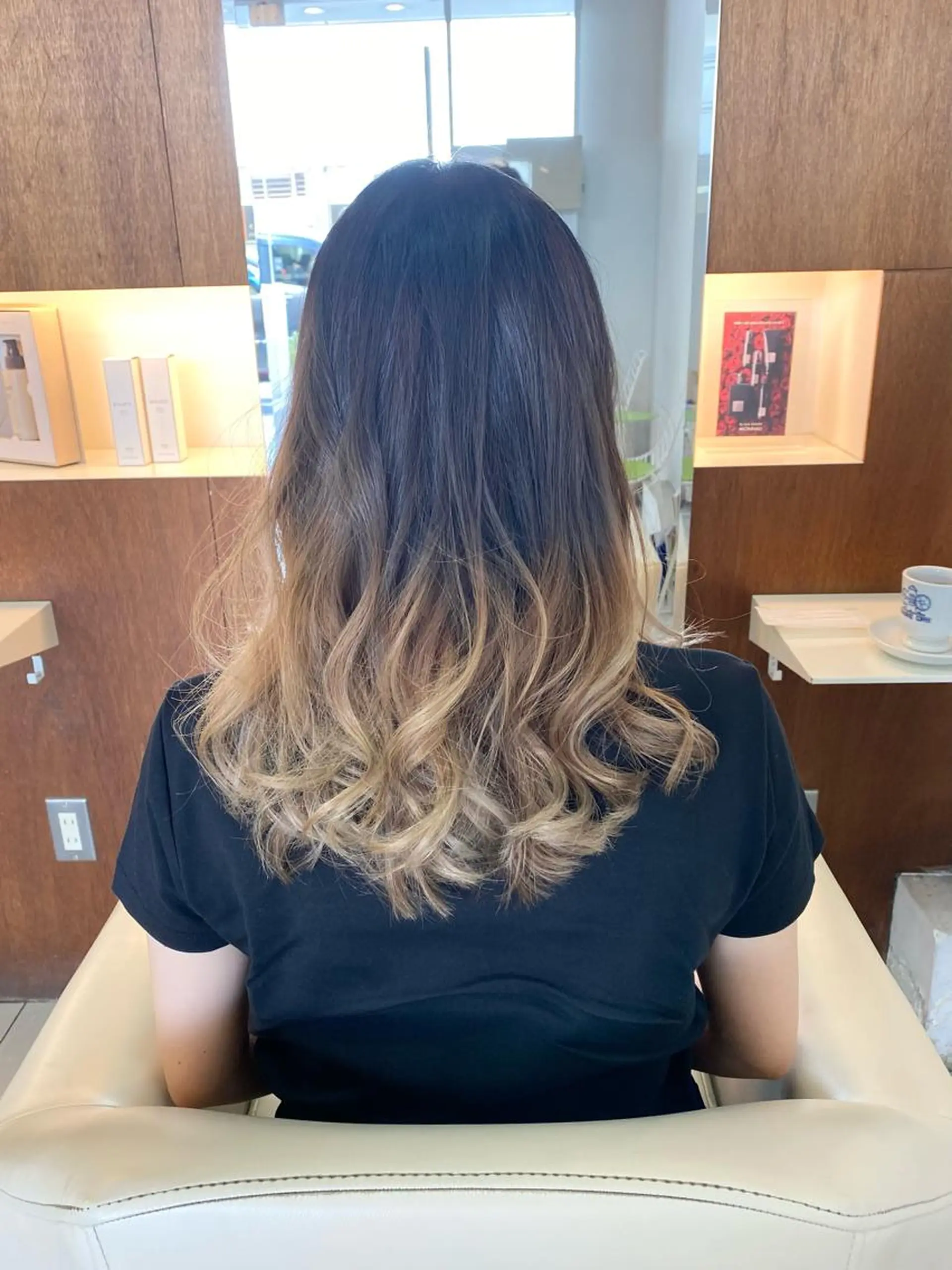 セミロング カラー グラデーションカラー ヘアカラー ヘッドスパ 田中 巧のヘアスタイル