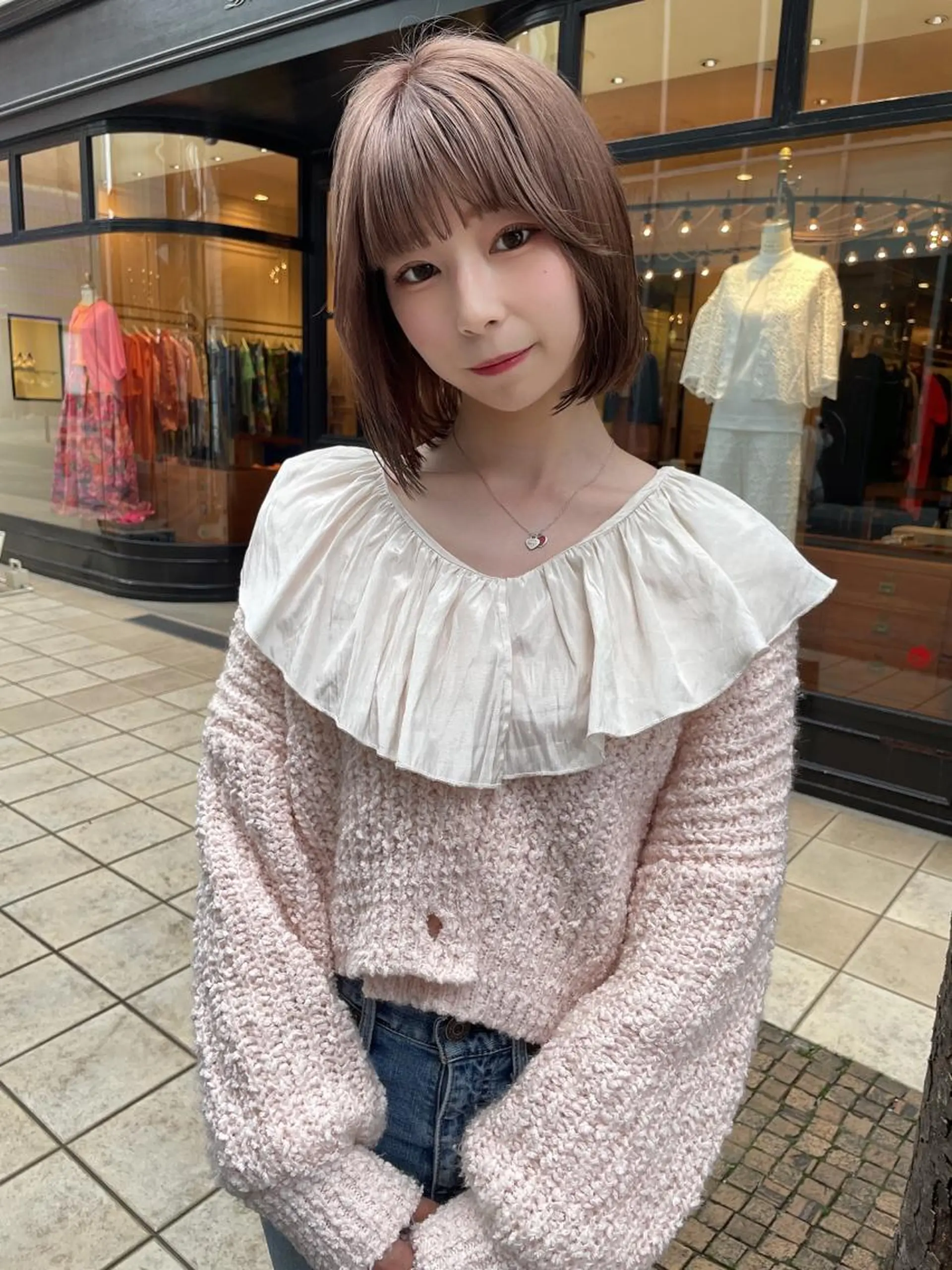 ショート カラー カット ヘアカラー 髪質改善will hairdesignのヘアスタイル