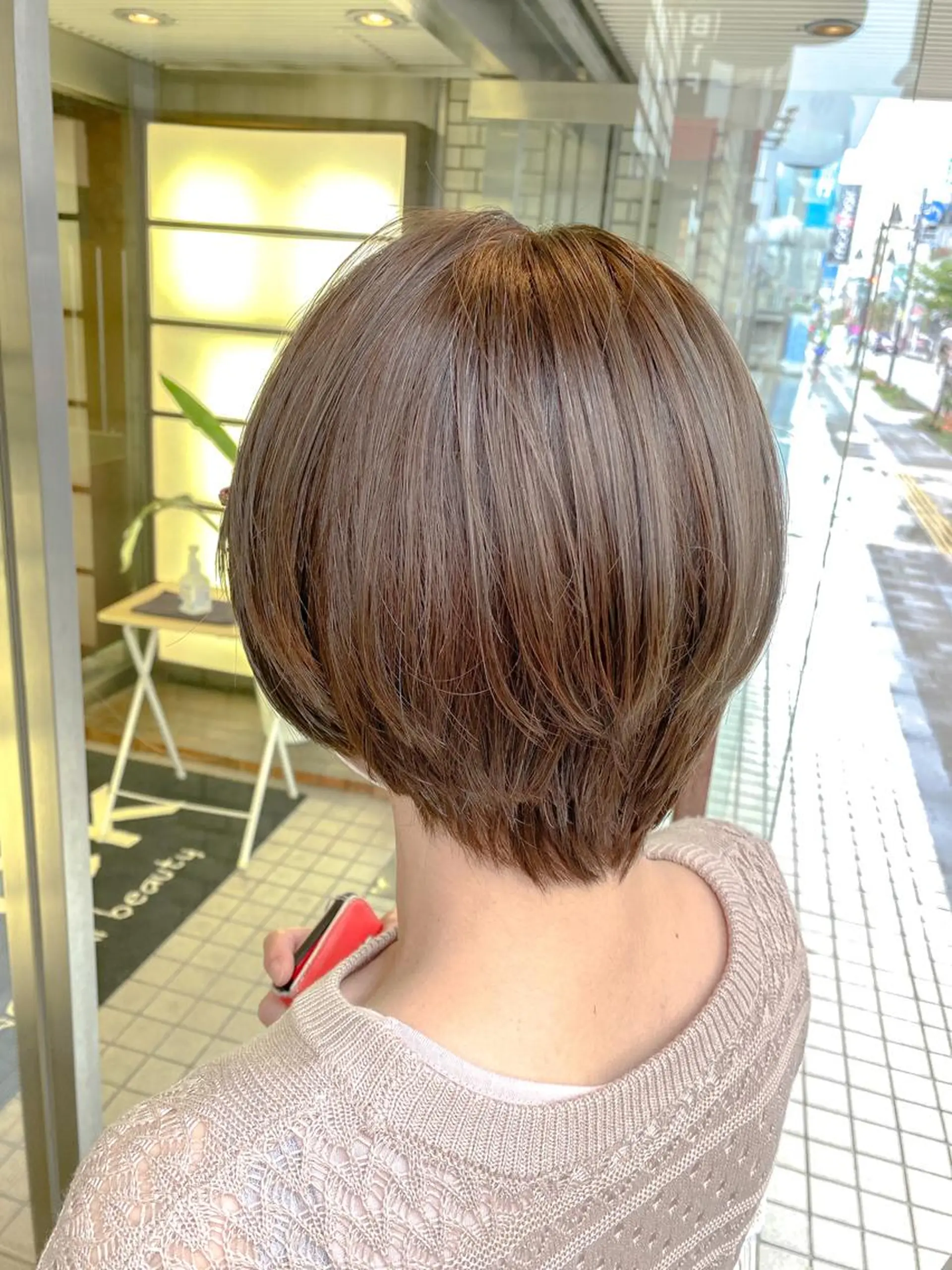 ショート カラー 韓国風デザイン 💐MIZUKI💐のヘアスタイル