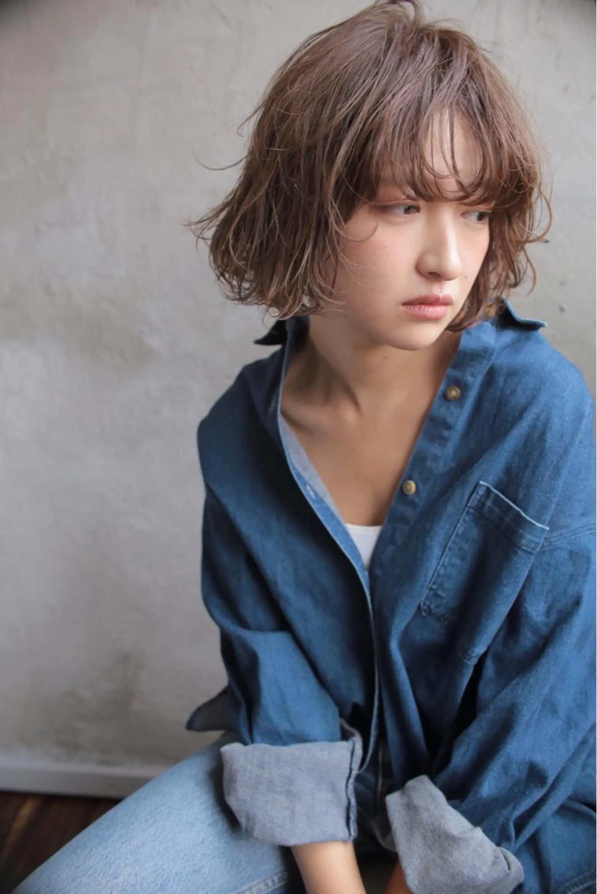 ショート ボブ カット ヘアカラー トリートメント 🧼柴田 健太郎🧼のヘアスタイル