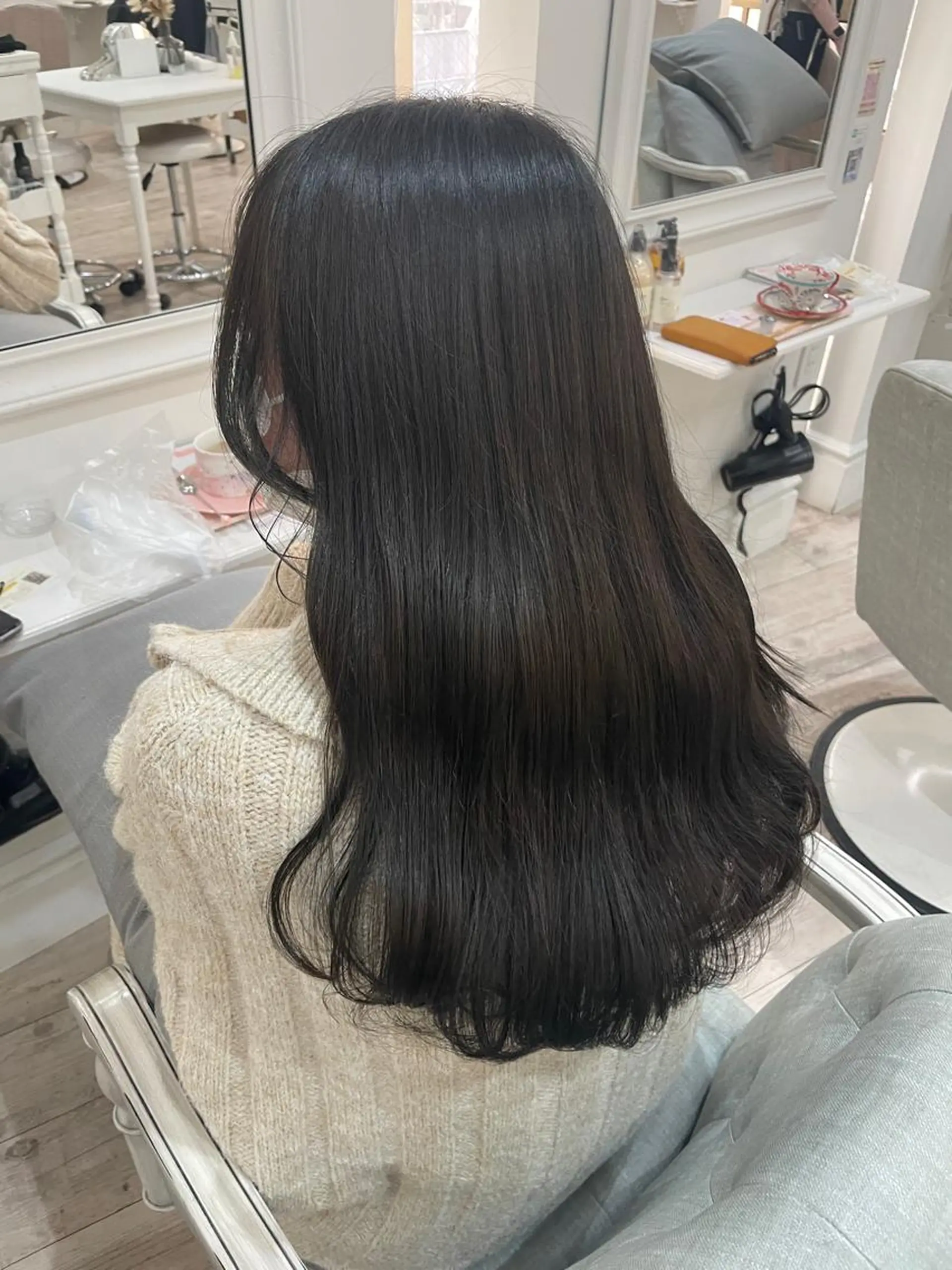 ロング カラー カット ヘアカラー HARUKA韓国ヘア /Luana梅田のヘアスタイル