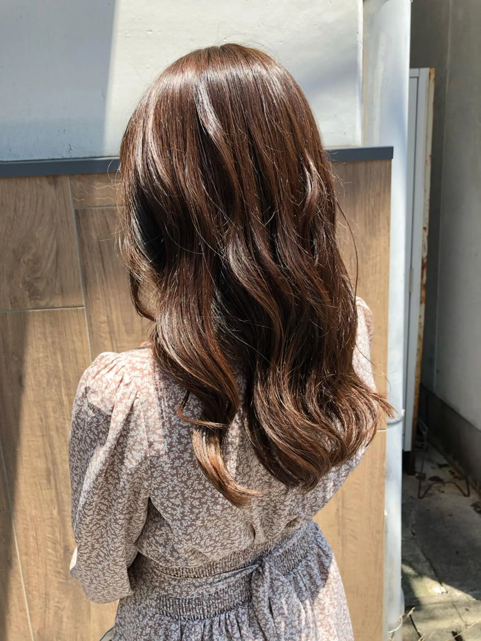 セミロング カラー 💎エクステ専門店 BIZE梅田🇰🇷のヘアスタイル