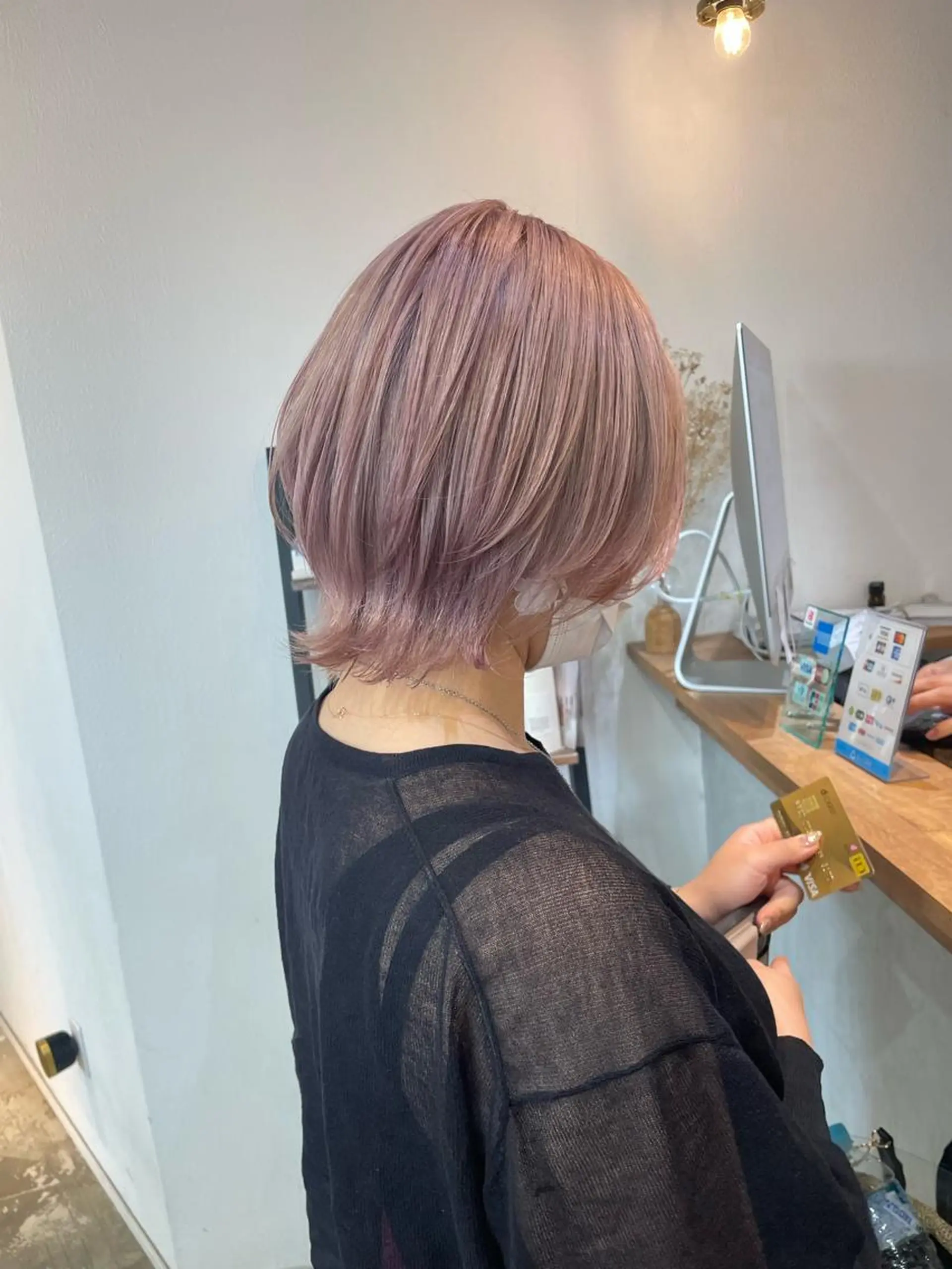 ショート カラー ヘアカラー カラーモデル募集 吉原佳穂💗のヘアスタイル