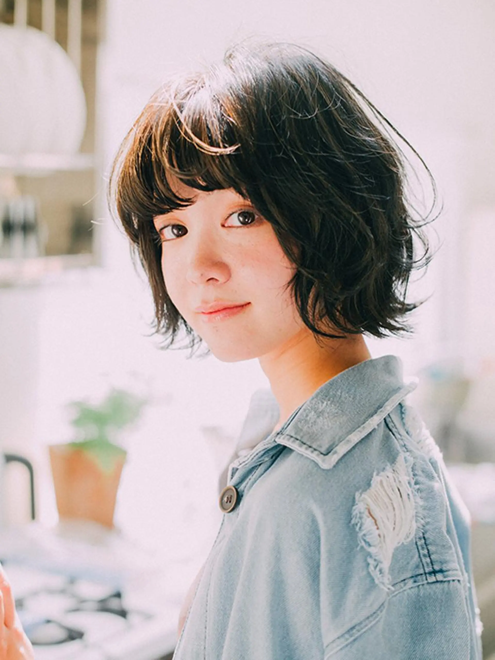 ミディアム カラー パーマ 【公式】amble luxe池袋東口💛のヘアスタイル