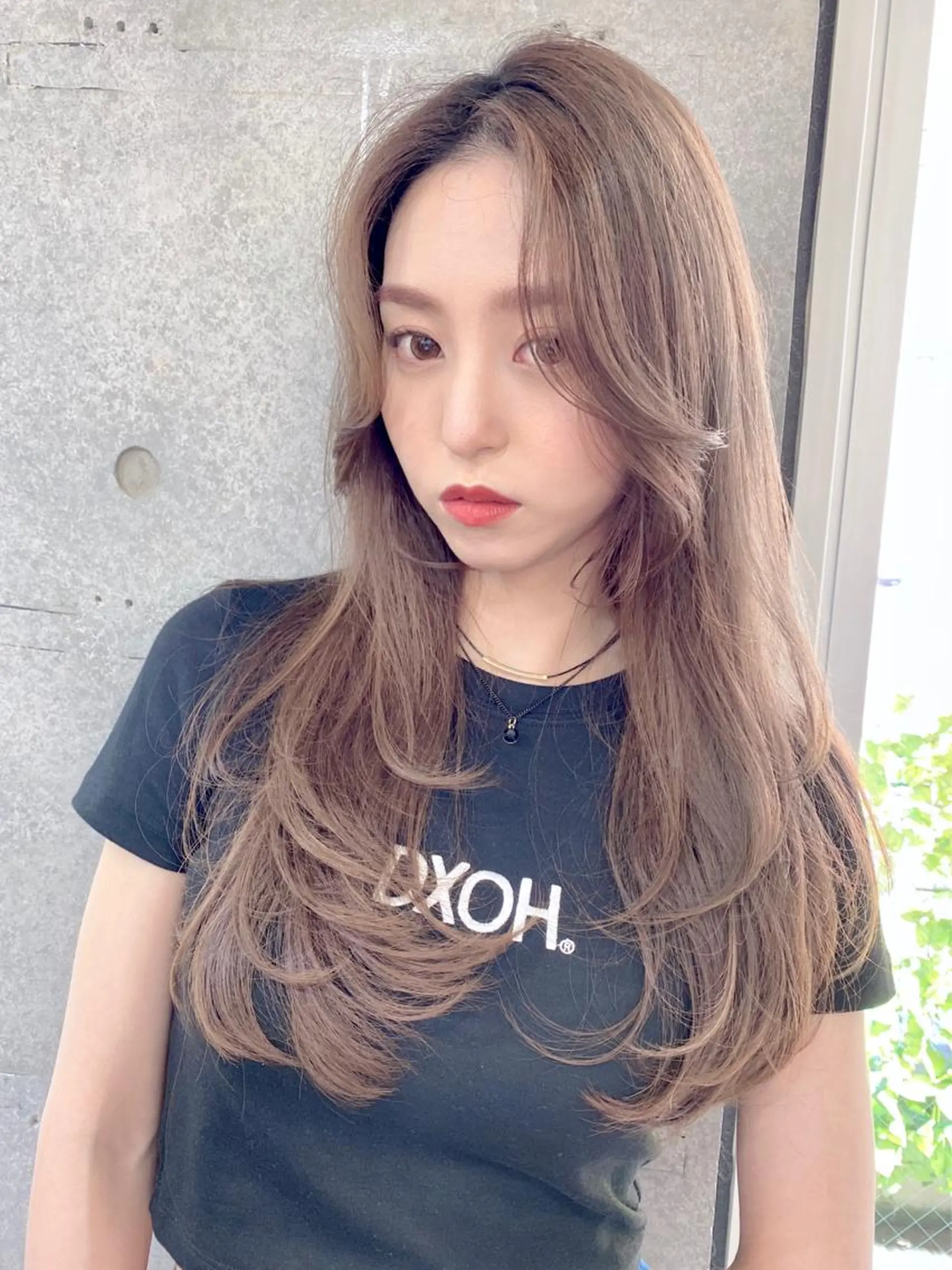 ロング カラー 髪質改善 レイヤーカット ロング トリートメント ウルフカット 似合わせレイヤー 🇰🇷荒木洋文のヘアスタイル