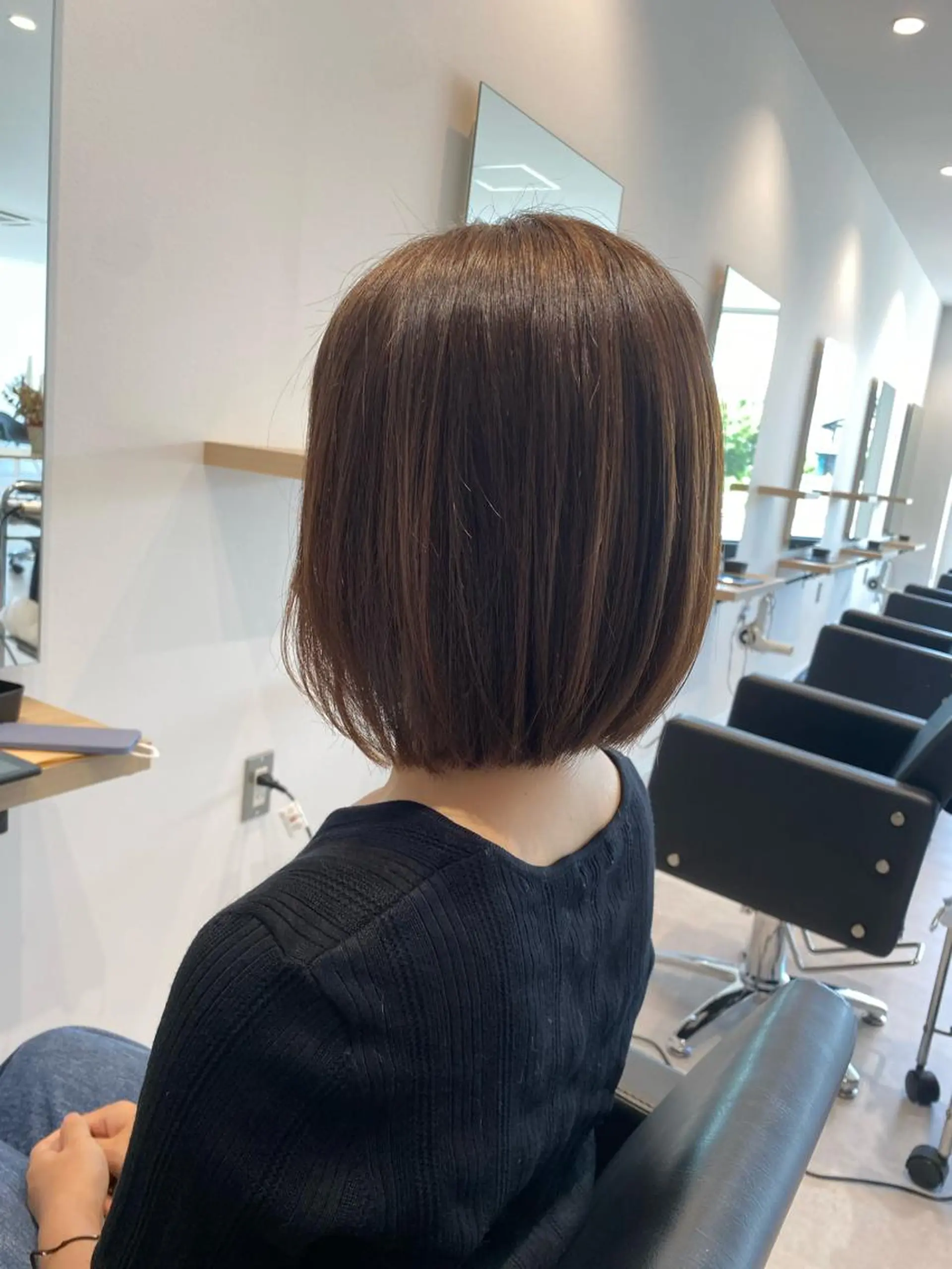 ミディアム 縮毛矯正 トリートメント Hair Ange伊達店所属・山口 美緒のヘアスタイル