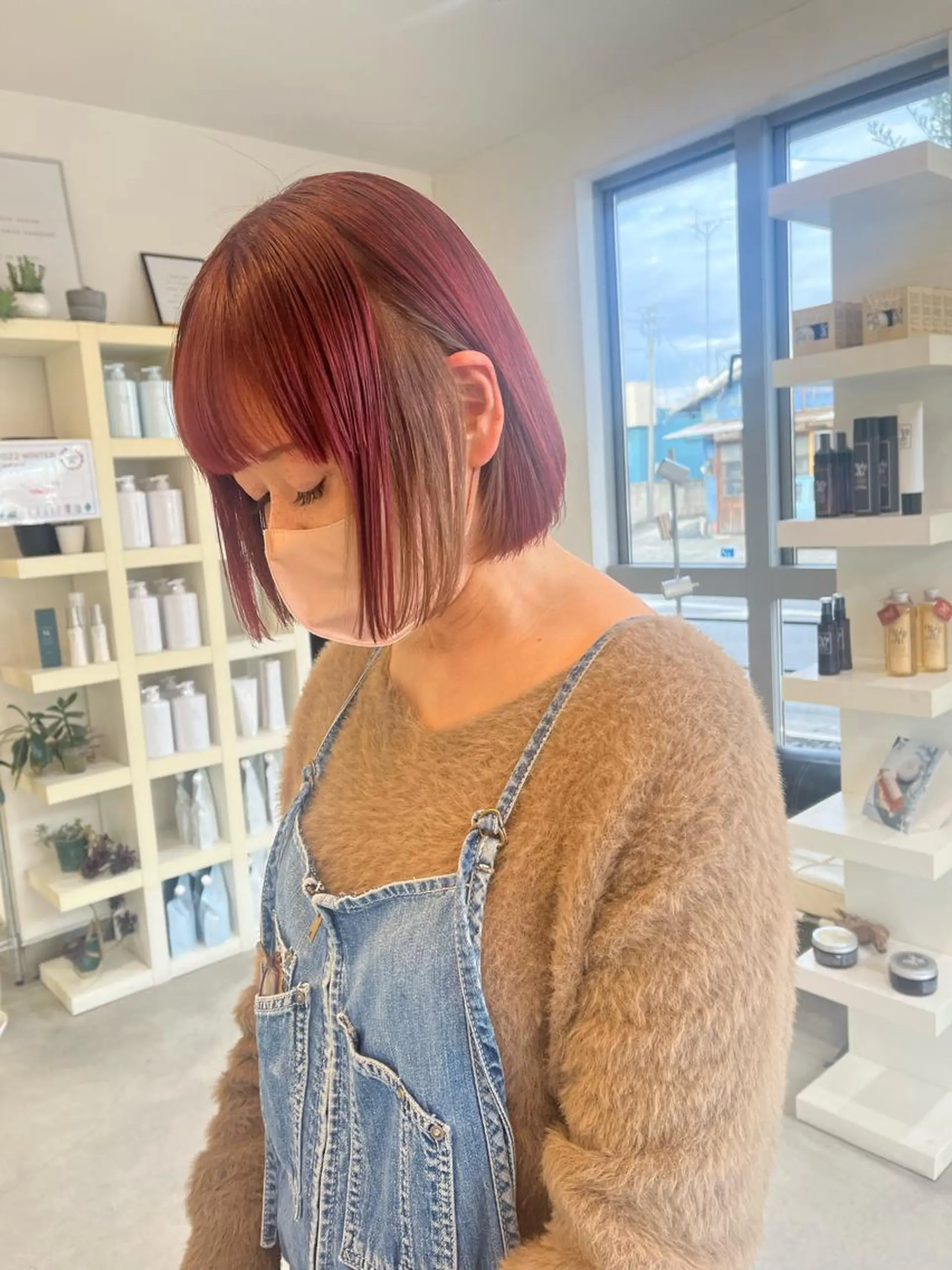 ミディアム ヘアカラー mir所属・長山 茉白のヘアスタイル