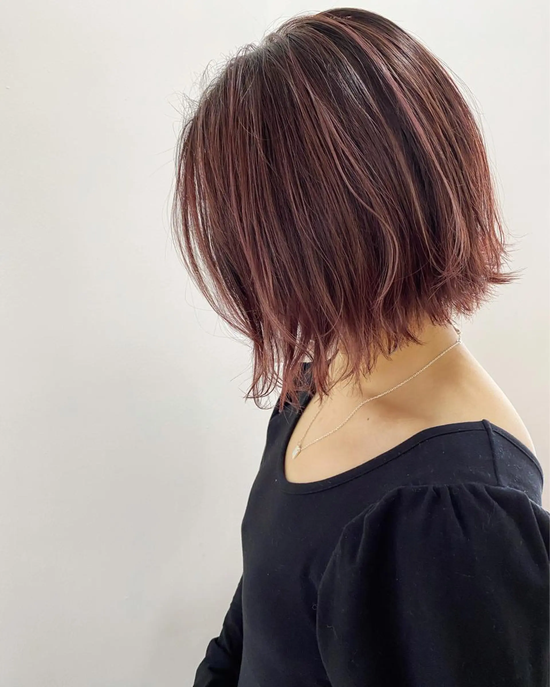 ショート カラー グラデーションカラー ピンクカラー カット ヘアカラー フラム所属・WATANABE MISAKIのヘアスタイル