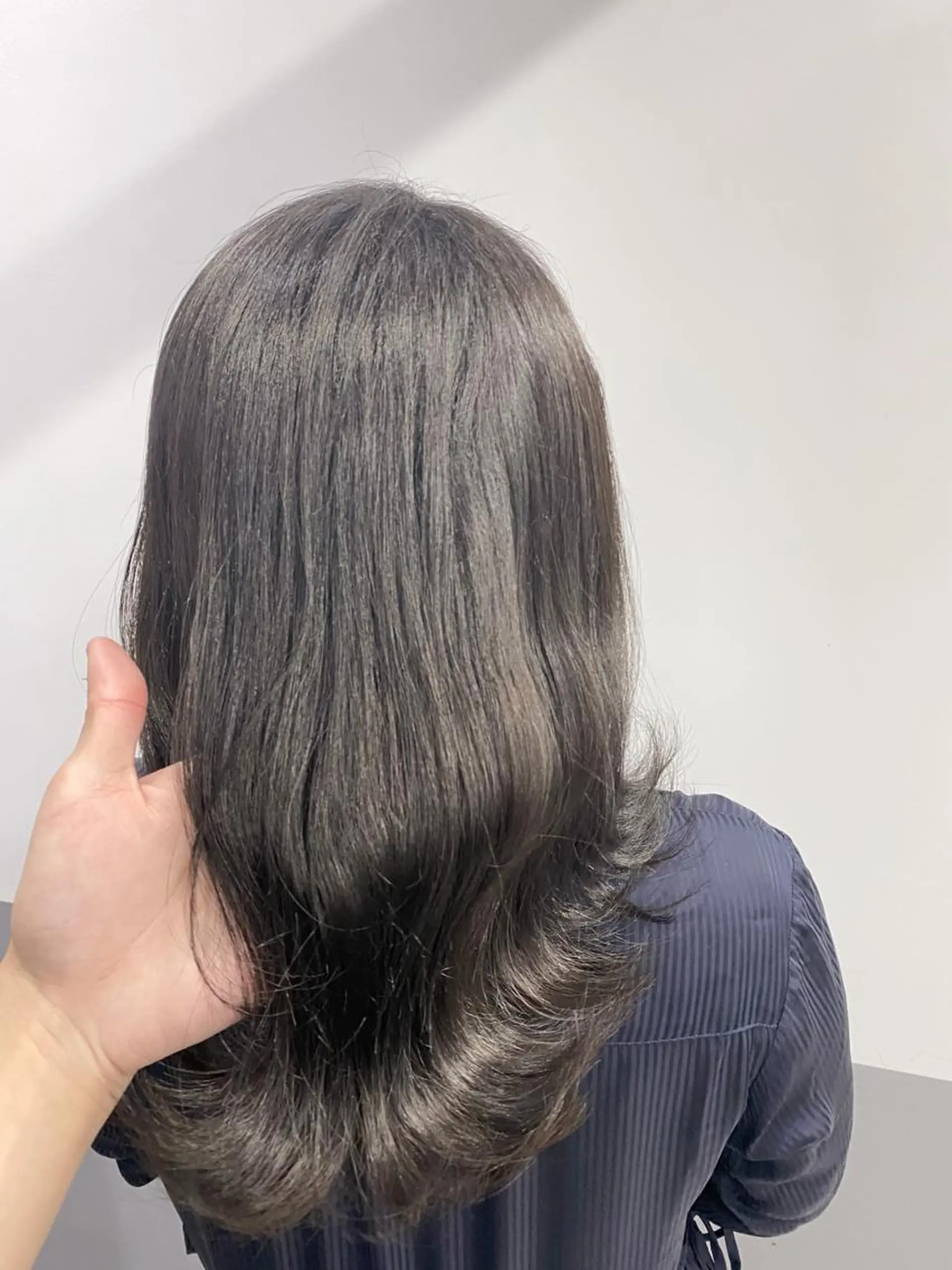 セミロング カラー 透明感カラー グレージュ カット ヘアカラー トリートメント *透明感 髪質改善* ✂️佐藤 敬人✂️のヘアスタイル