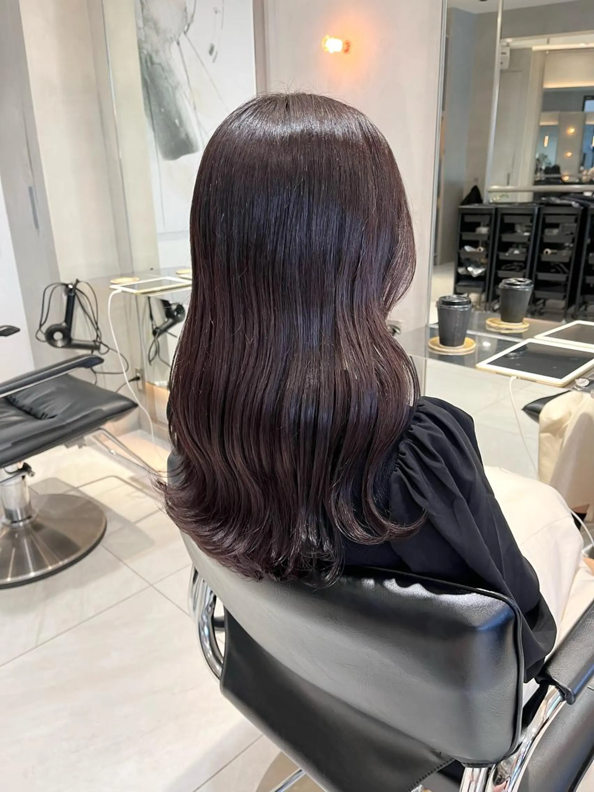 ロング ヘアカラー トリートメント ヘッドスパ ヘアセット 🎀艶モテカラー🎀 彩季のヘアスタイル