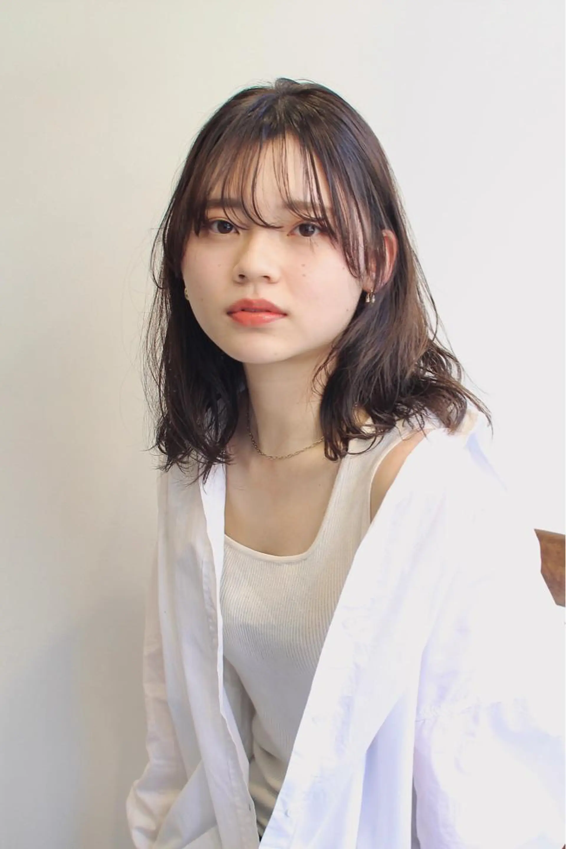 ミディアム カラー パーマ Reg.所属・岸田 耀平のヘアスタイル