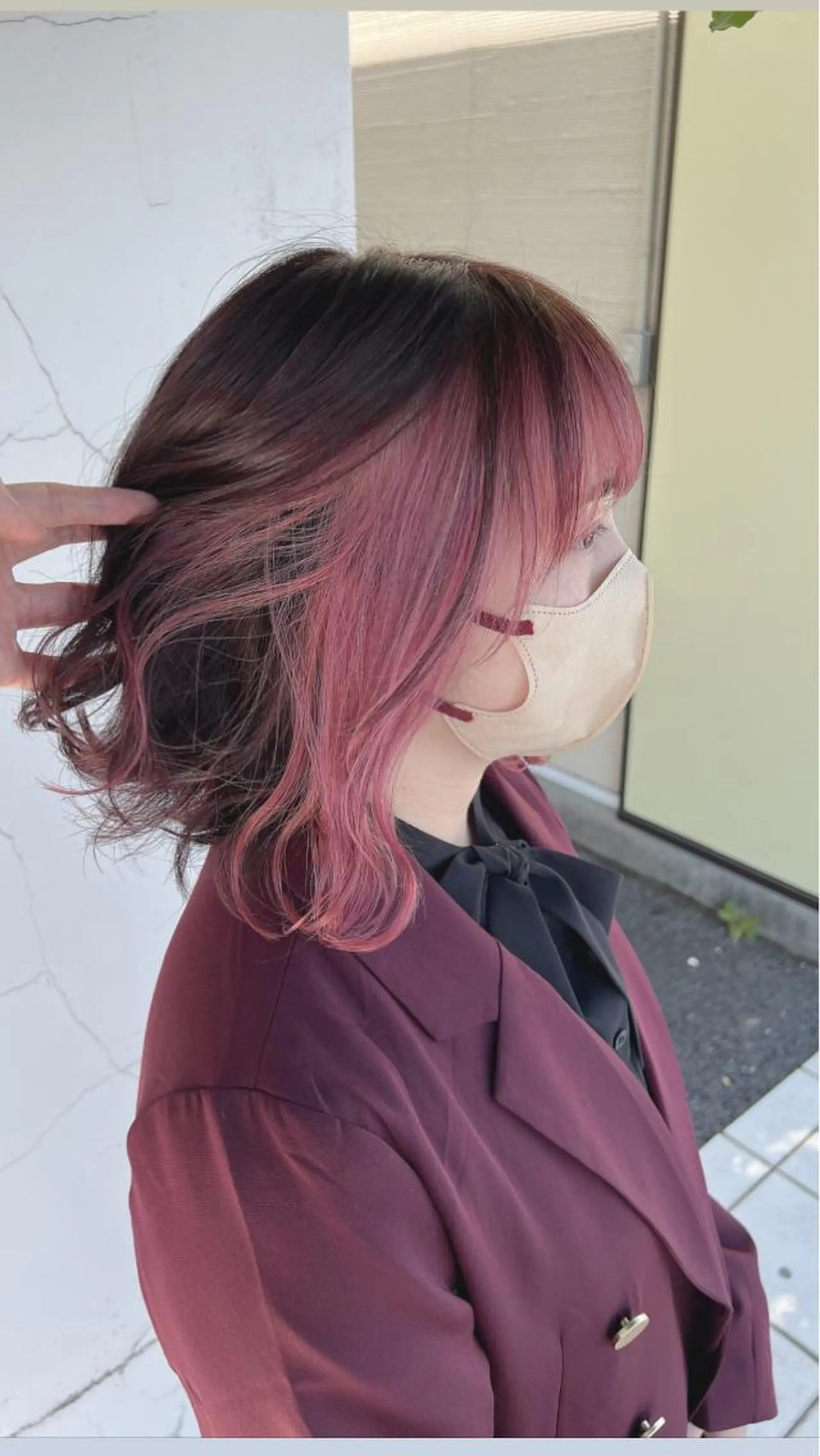 ミディアム ヘアカラー トリートメント 具志 正太のヘアスタイル