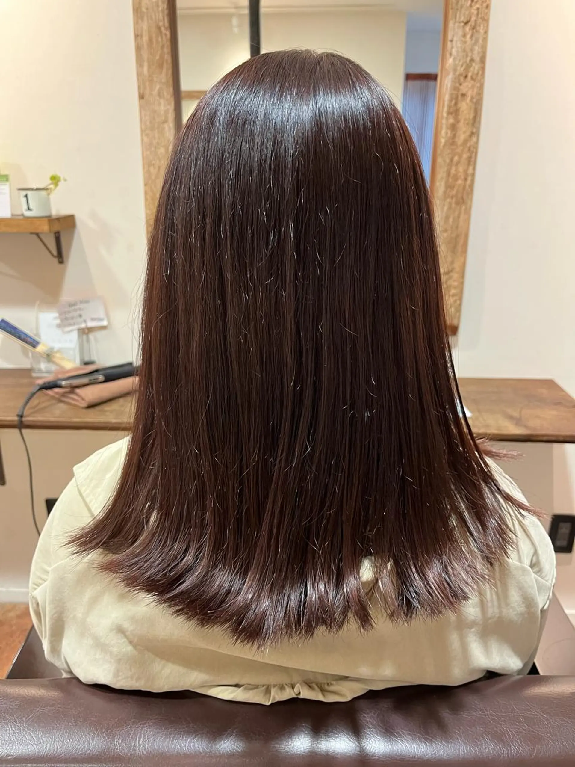 セミロング カラー ブラウンカラー オレンジ オレンジブラウン カット ヘアカラー トリートメント ヘッドスパ Porte所属・疋田(ひきた)真由 🐶東京/都立大学のヘアスタイル