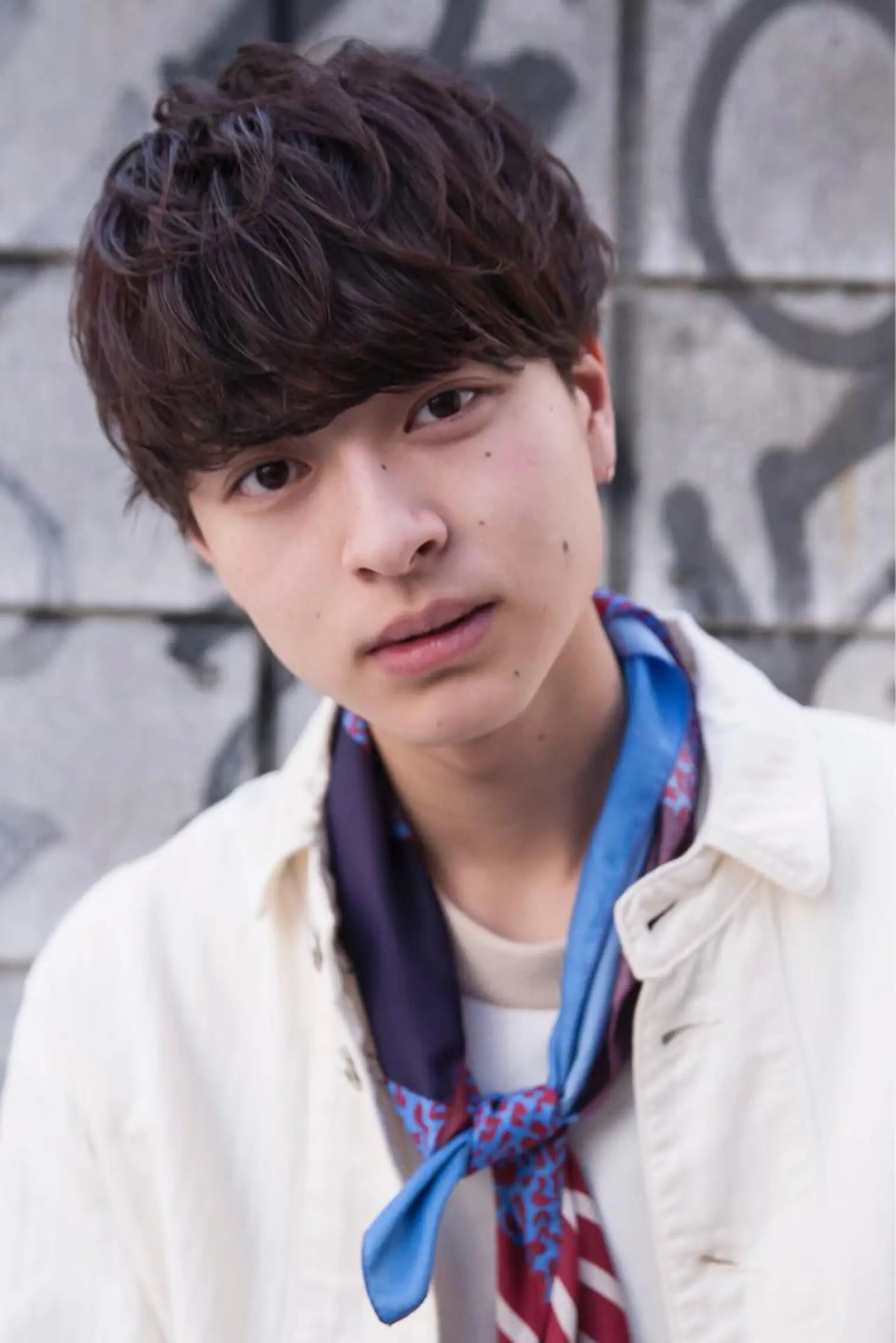 ショート カラー パーマ メンズ カット Steelo  渋谷所属・✴︎赤み除去カラー daichi✴︎のヘアスタイル