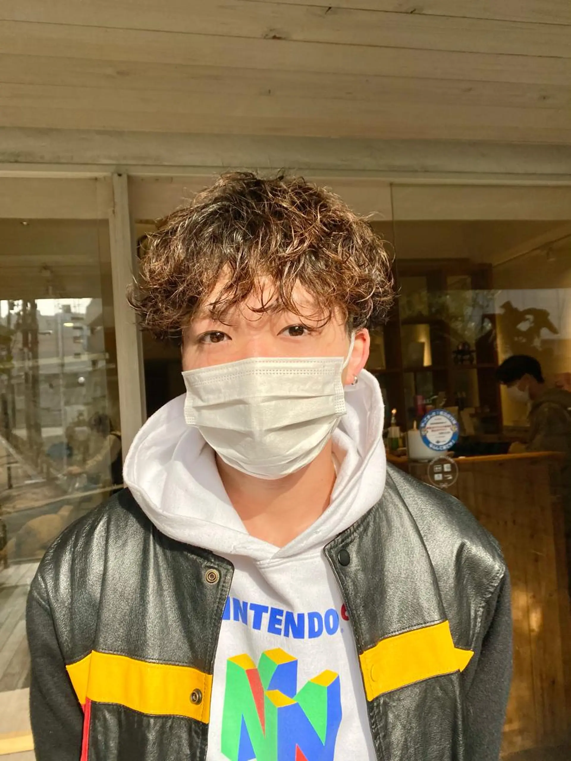 パーマ メンズ BELLA阿部野 TOMOMIのヘアスタイル