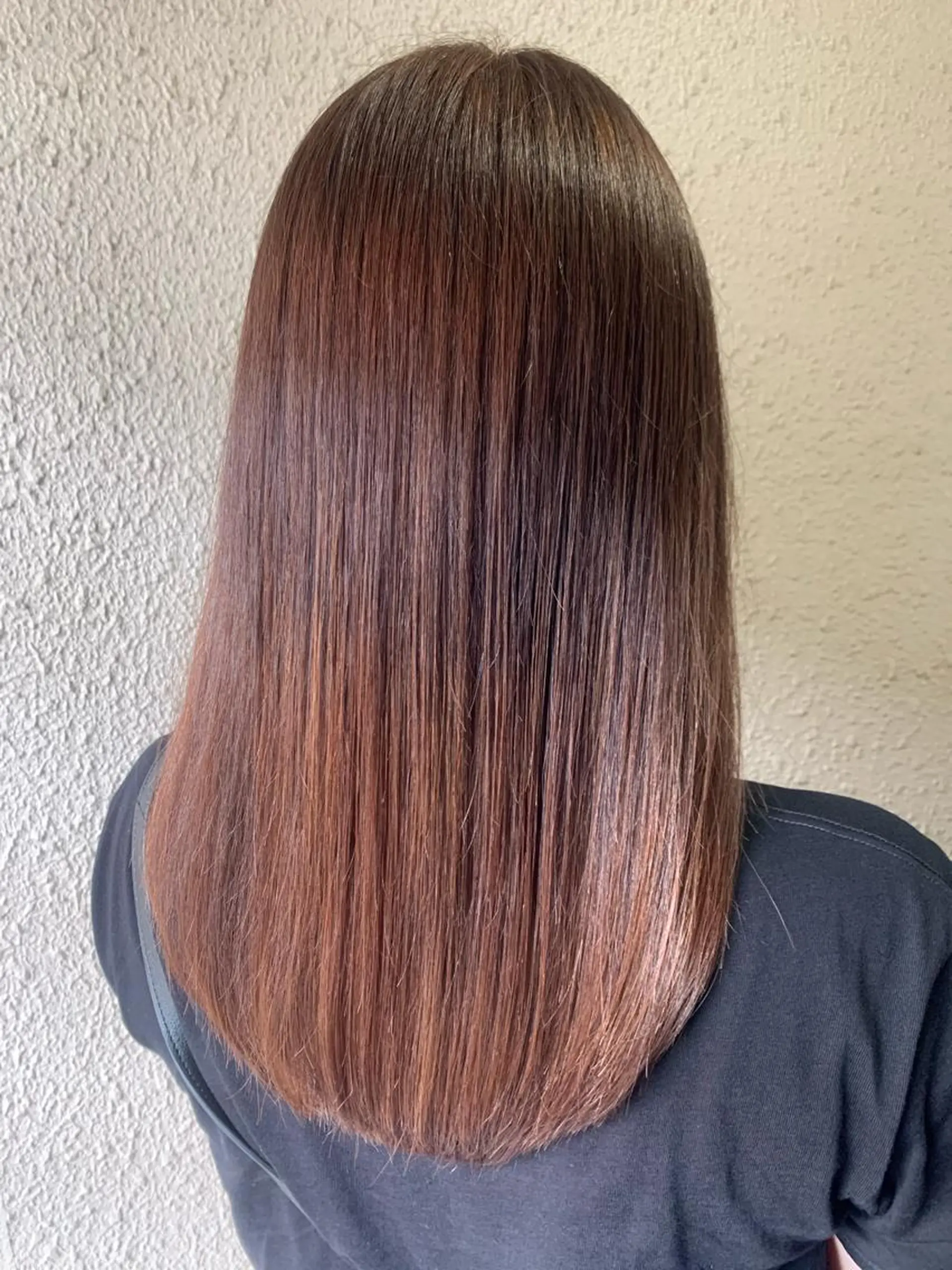 セミロング カラー アクアカラー 髪質改善 トリートメント カット ヘアカラー トリートメント サダハルカ ｜chouetteのヘアスタイル