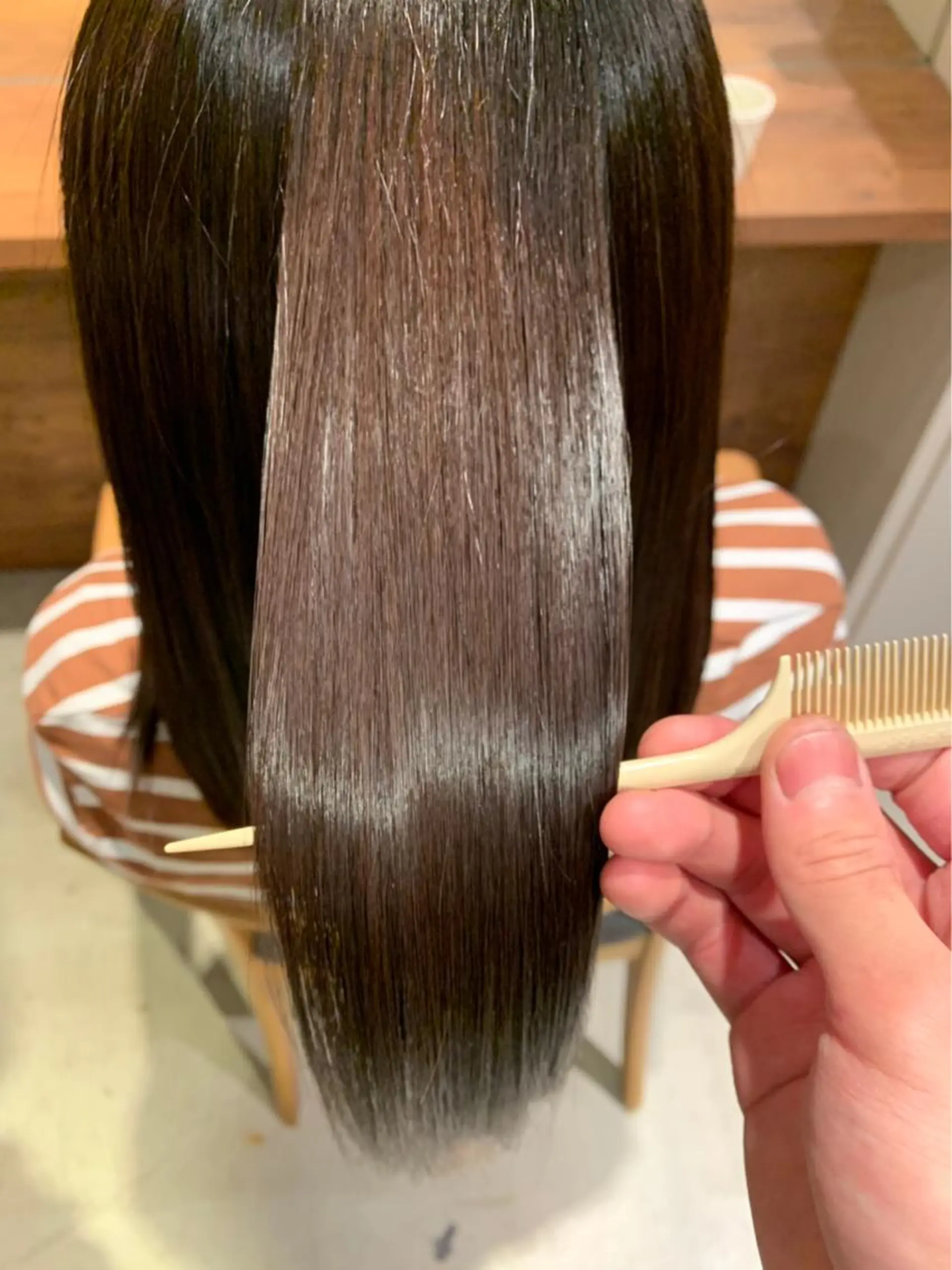 セミロング トリートメント 酸熱トリートメント across hair design武蔵小杉店所属・/本物の髪質改善/ 古川新のヘアスタイル