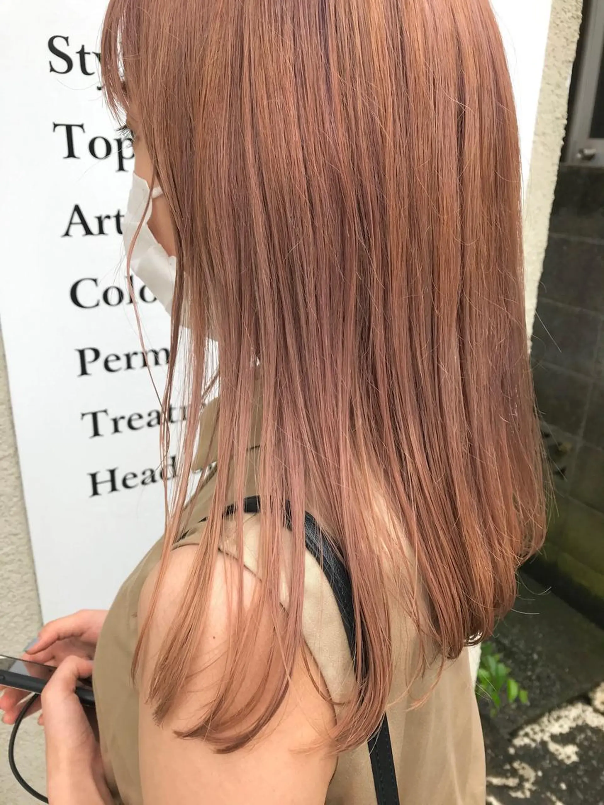 ロング カラー riho/ブリーチ/ デザインカラー/辻堂のヘアスタイル