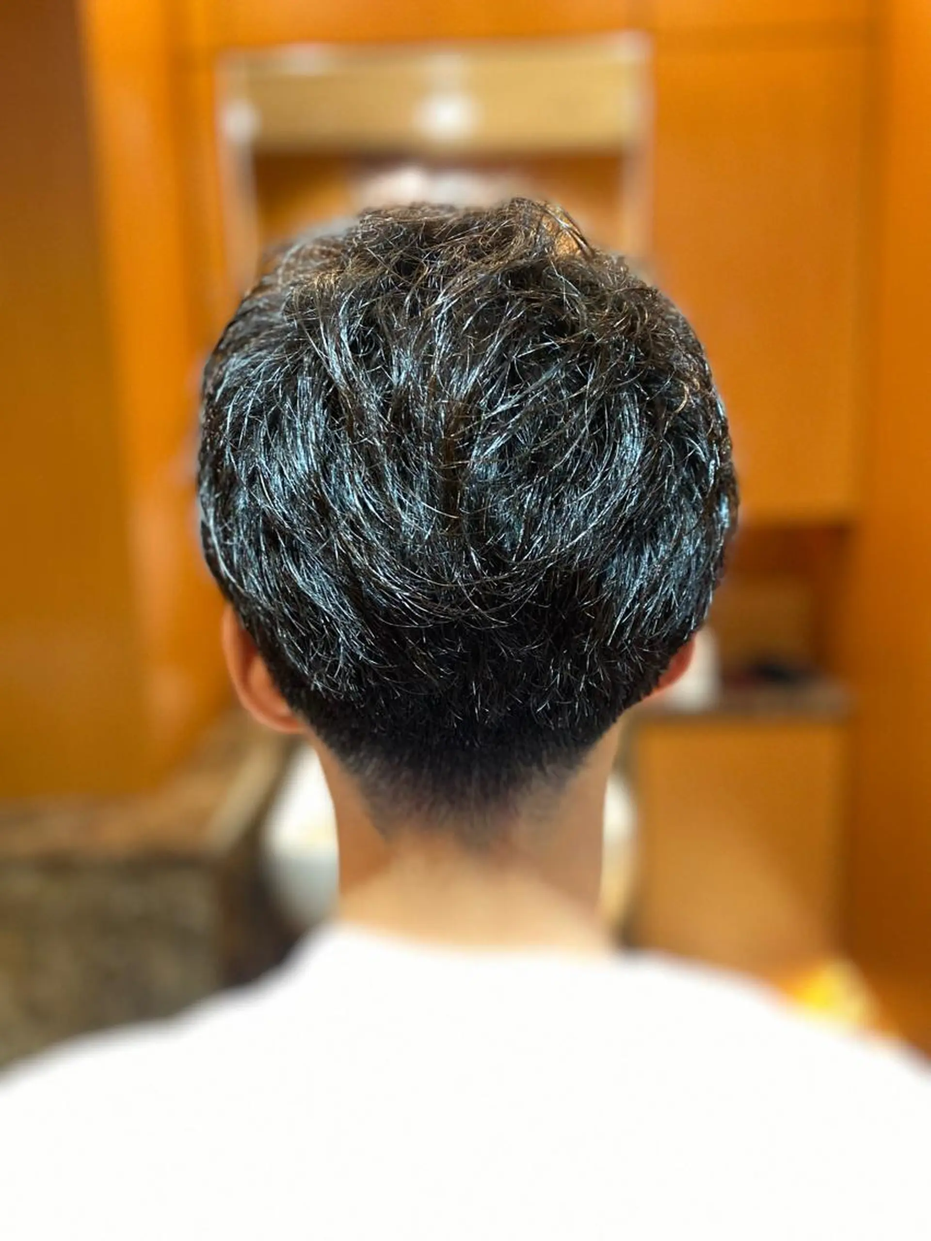 ミディアム 北川 竜也のヘアスタイル
