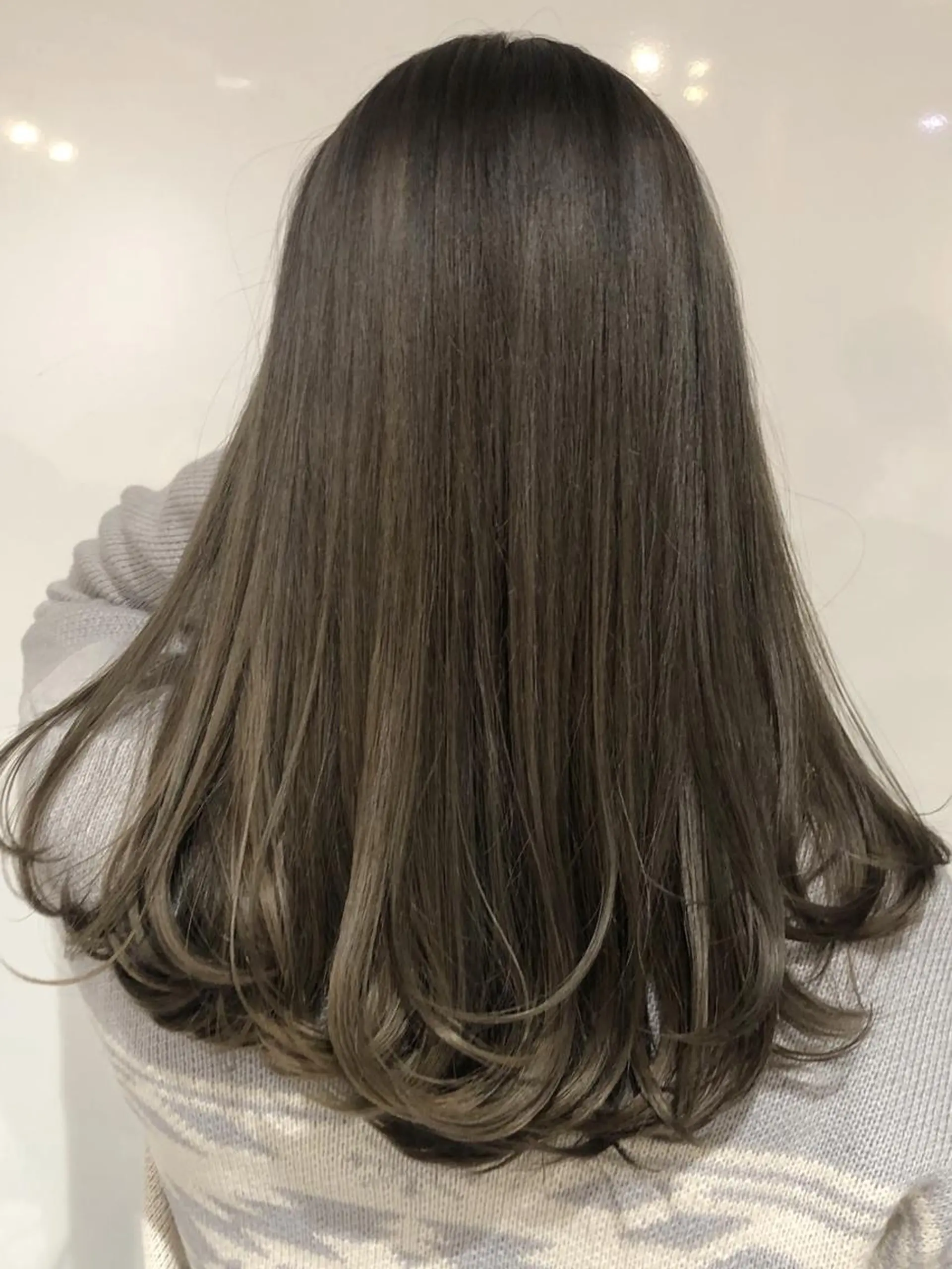 セミロング カラー ヘアアレンジ グラデーションカラー ブリーチ&似合せボブ 田中寛十のヘアスタイル