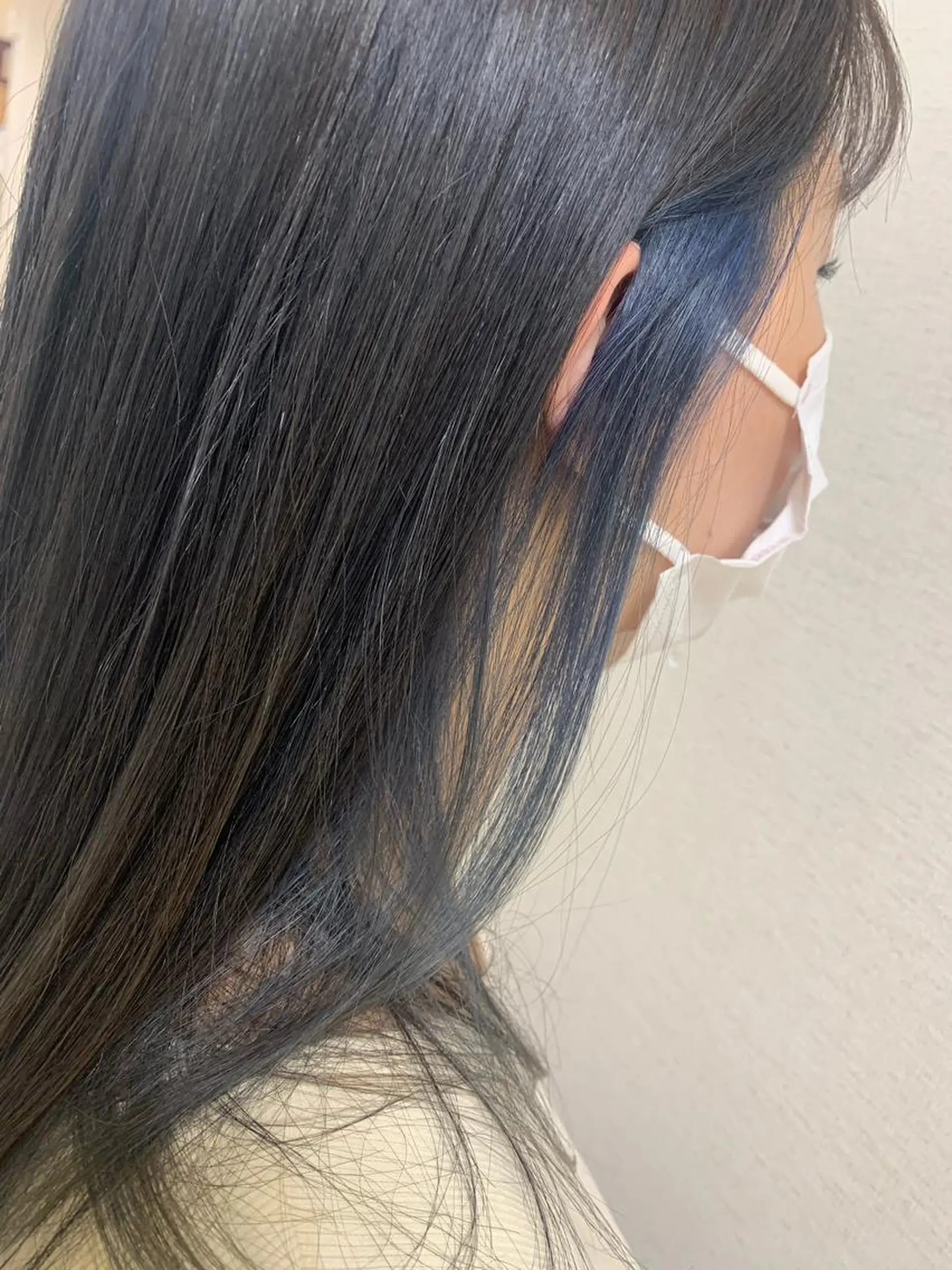 ロング カラー アッシュ ブルーカラー ブルーアッシュ 高橋友里亜 /フリーランスのヘアスタイル