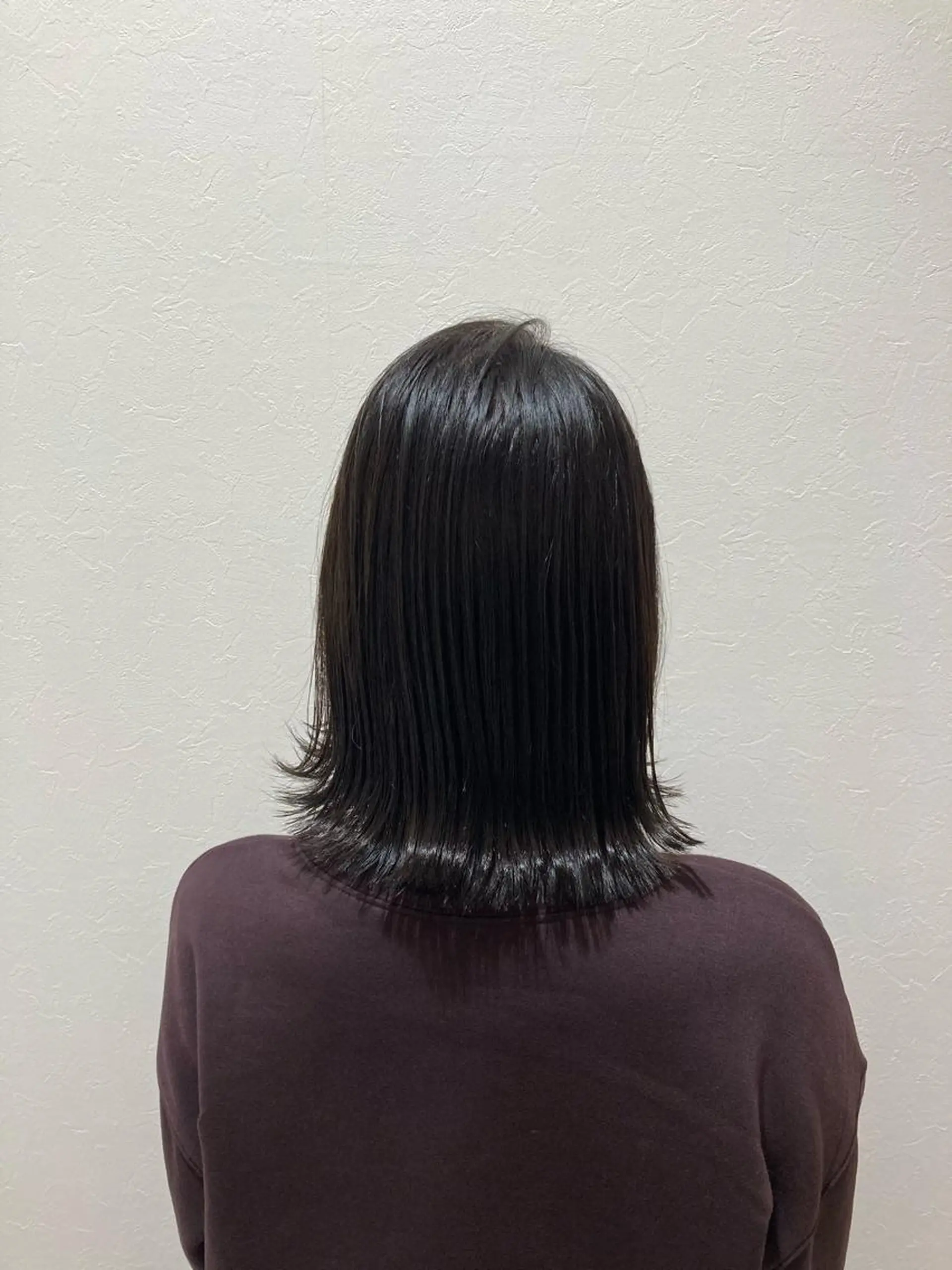 ミディアム カラー アッシュ くびれヘア カット トリートメント hair salon A 【エース】所属・🫧高鹿汰一髪質改善 /白髪ぼかし🫧のヘアスタイル
