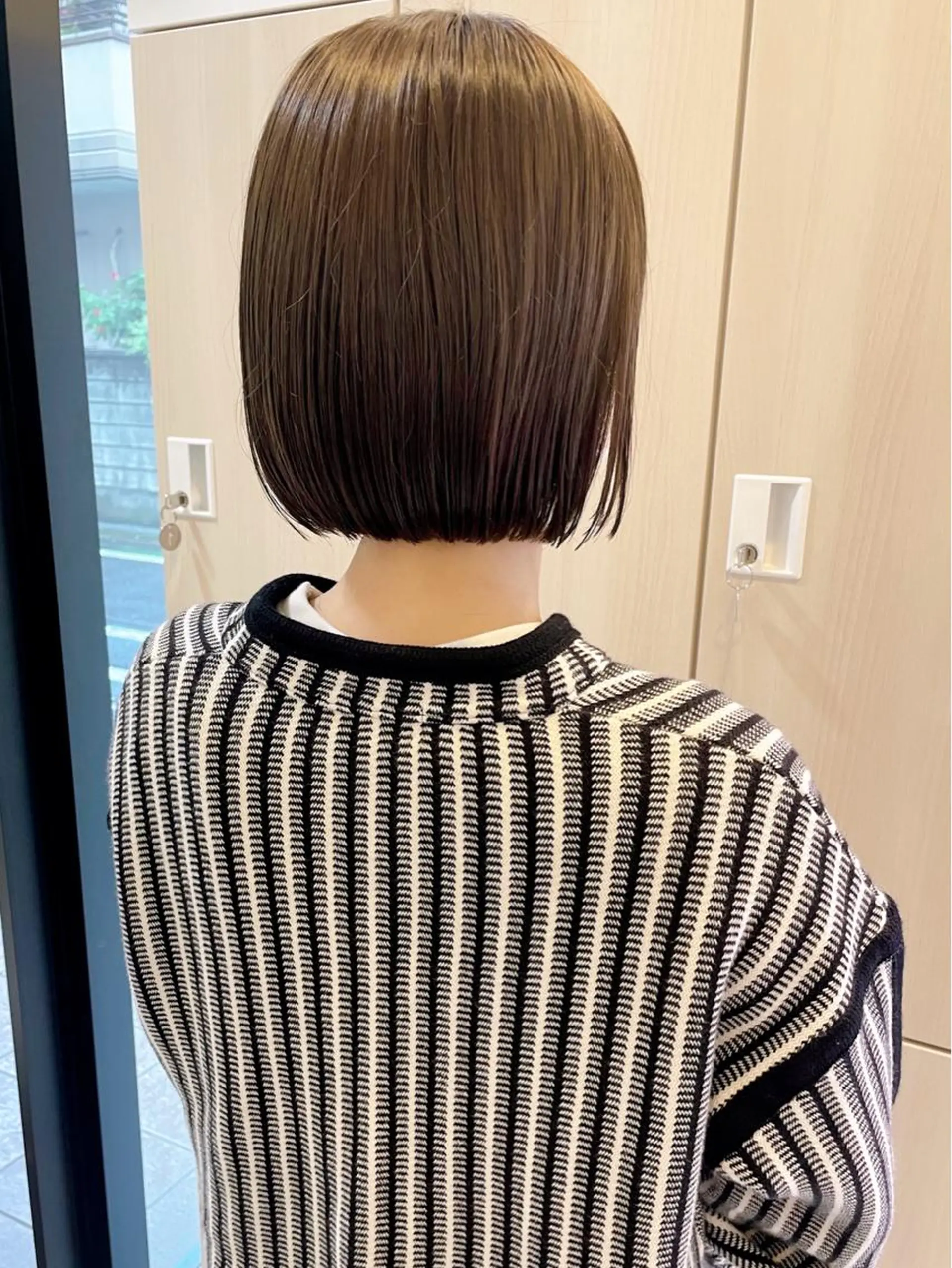 ショート 切りっぱなしボブ アッシュ アッシュブラウン ボブ カット ヘアカラー 【ボブ/個室サロン】 癒し空間mimuraのヘアスタイル