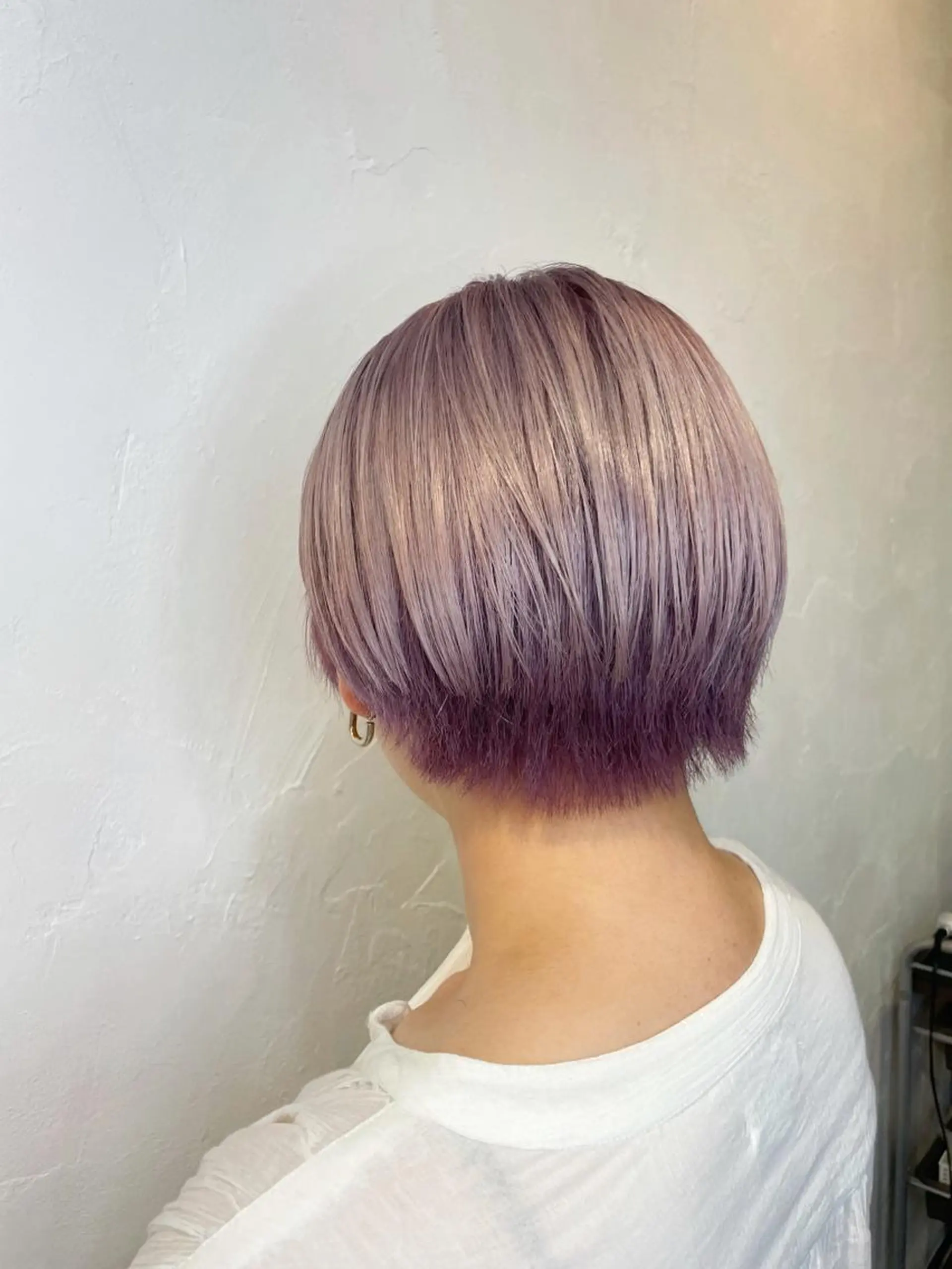 ショート ショートヘア ヘアカラー トリートメント hair salon Lihina所属・韓国ヘア🇰🇷 佐藤史奈のヘアスタイル